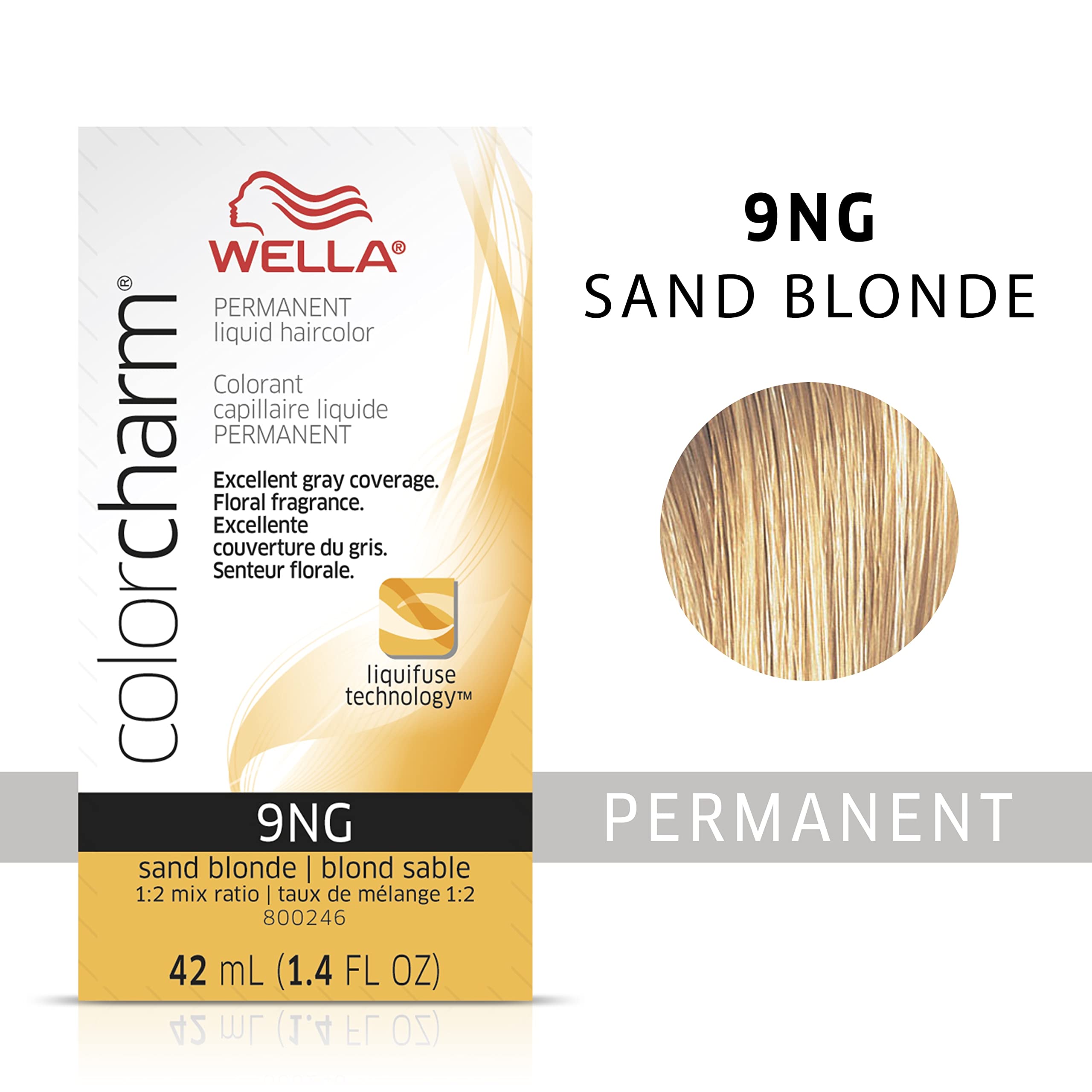 Foto 2 | Tinte De Pelo Wella Color Charm Permanent 9ng Sand Blonde - Venta Internacional.