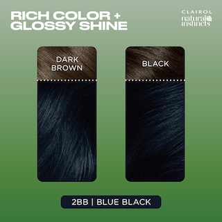 Foto 4 | Tinte Para El Cabello Clairol Natural Instincts Demi-permanent 2bb Azul Negro - Venta Internacional.