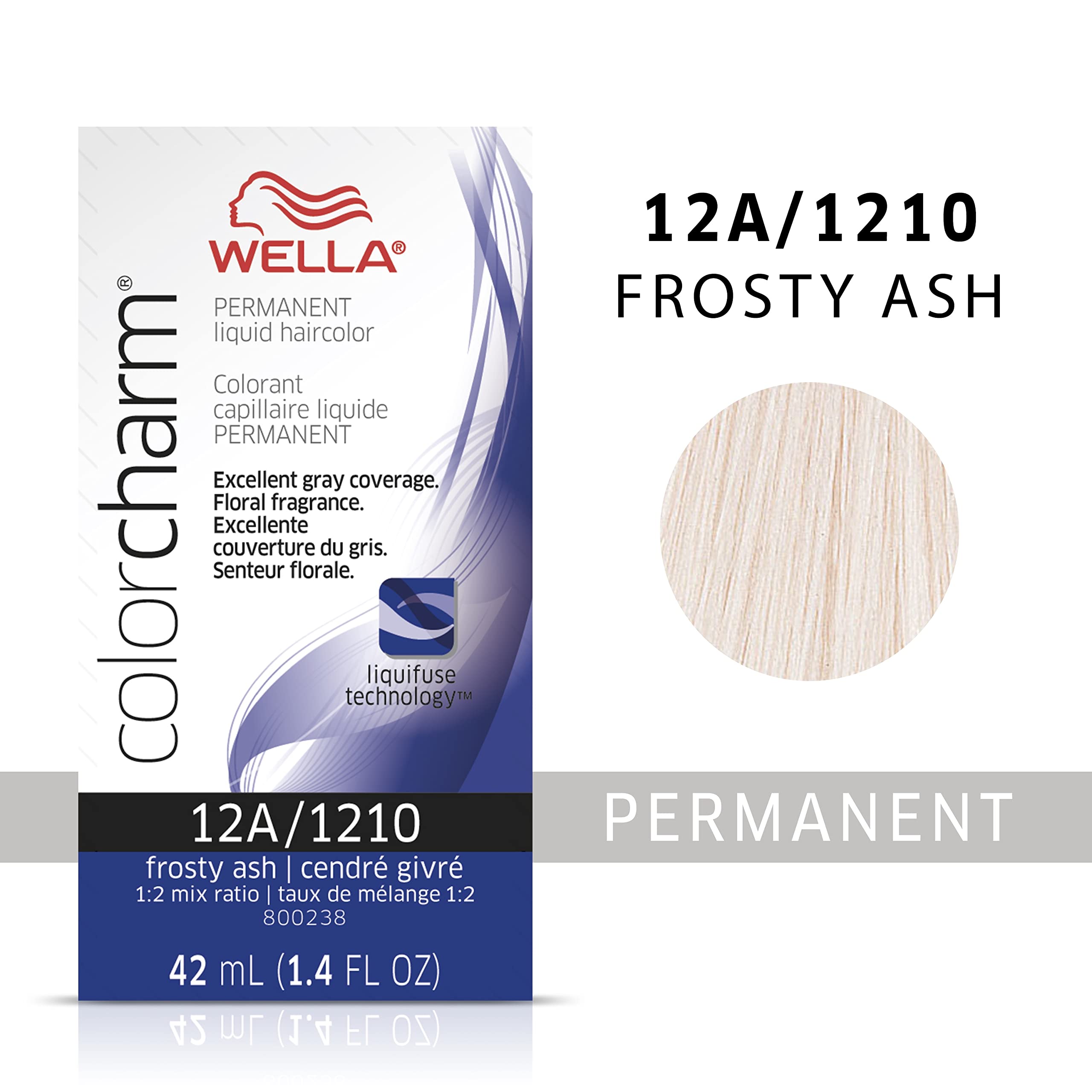 Foto 3 pulgar | Tinte De Pelo Wella Color Charm Permanent 12a Frosty Ash Blonde - Venta Internacional.