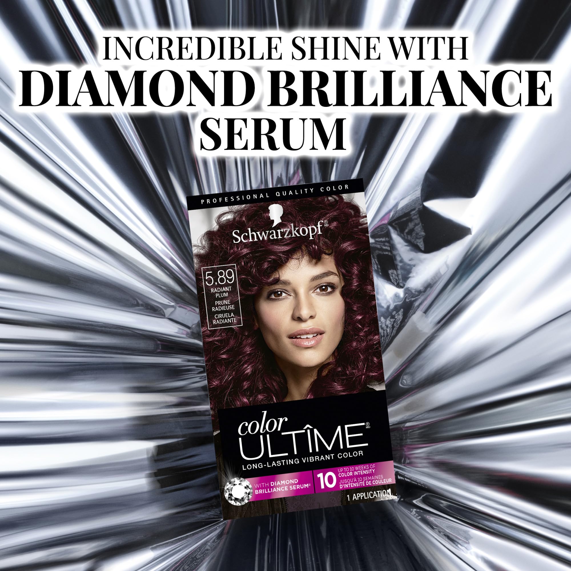 Foto 2 | Tinte Para El Cabello Schwarzkopf Color Ultime 5.89 Radiant Plum - Venta Internacional.