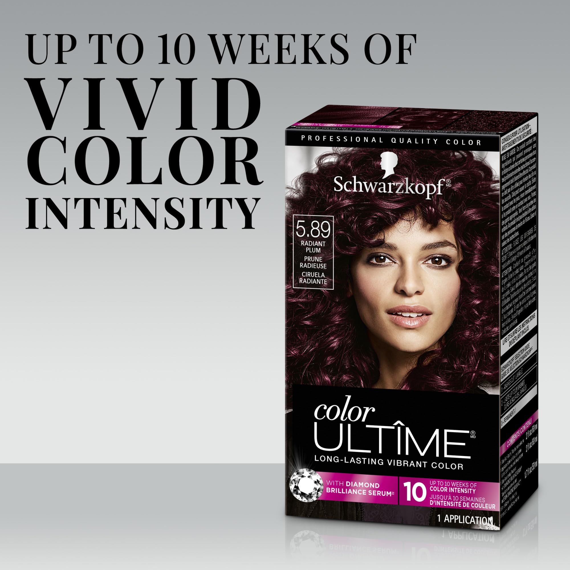 Foto 4 pulgar | Tinte Para El Cabello Schwarzkopf Color Ultime 5.89 Radiant Plum - Venta Internacional.