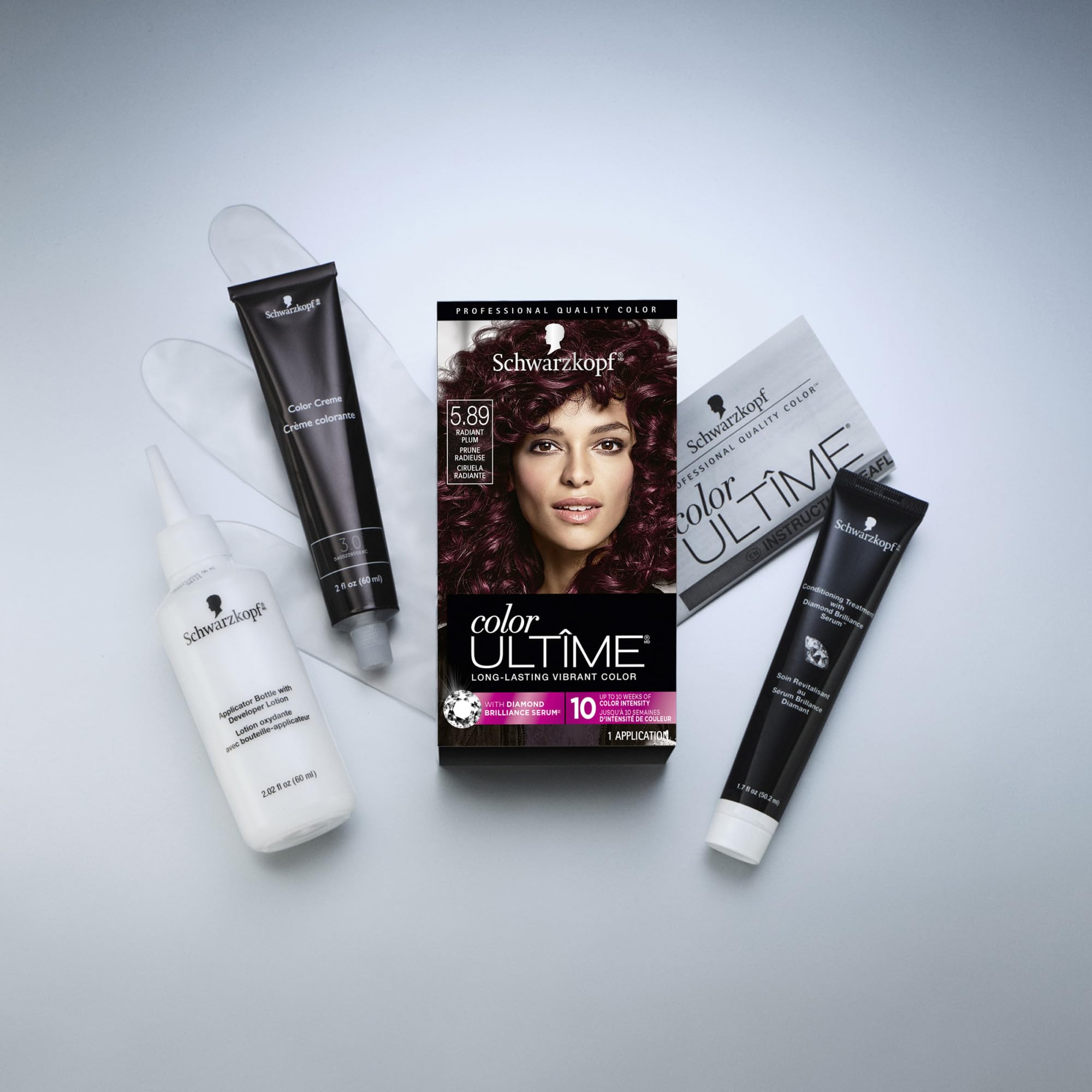 Foto 5 | Tinte Para El Cabello Schwarzkopf Color Ultime 5.89 Radiant Plum - Venta Internacional.