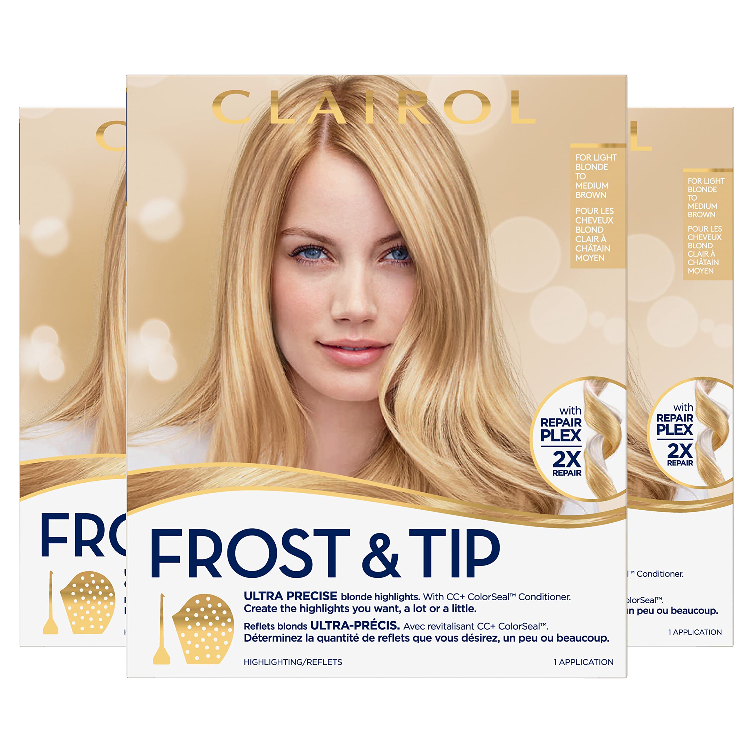 Foto 2 pulgar | Tinte Para El Cabello Clairol Nice'n Easy Frost & Tip, Permanente, Paquete De 3 - Venta Internacional.