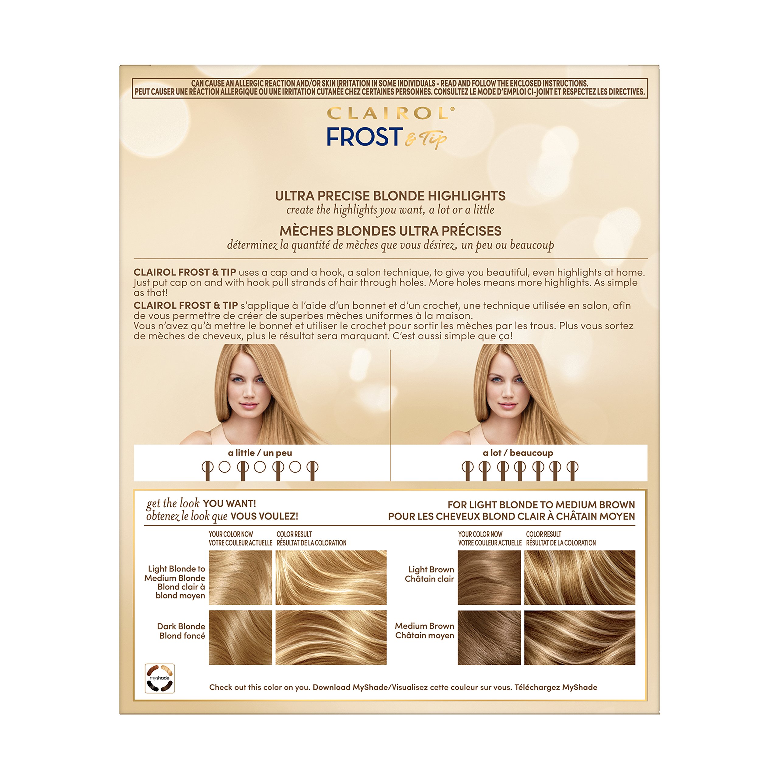 Foto 6 pulgar | Tinte Para El Cabello Clairol Nice'n Easy Frost & Tip, Permanente, Paquete De 3 - Venta Internacional.