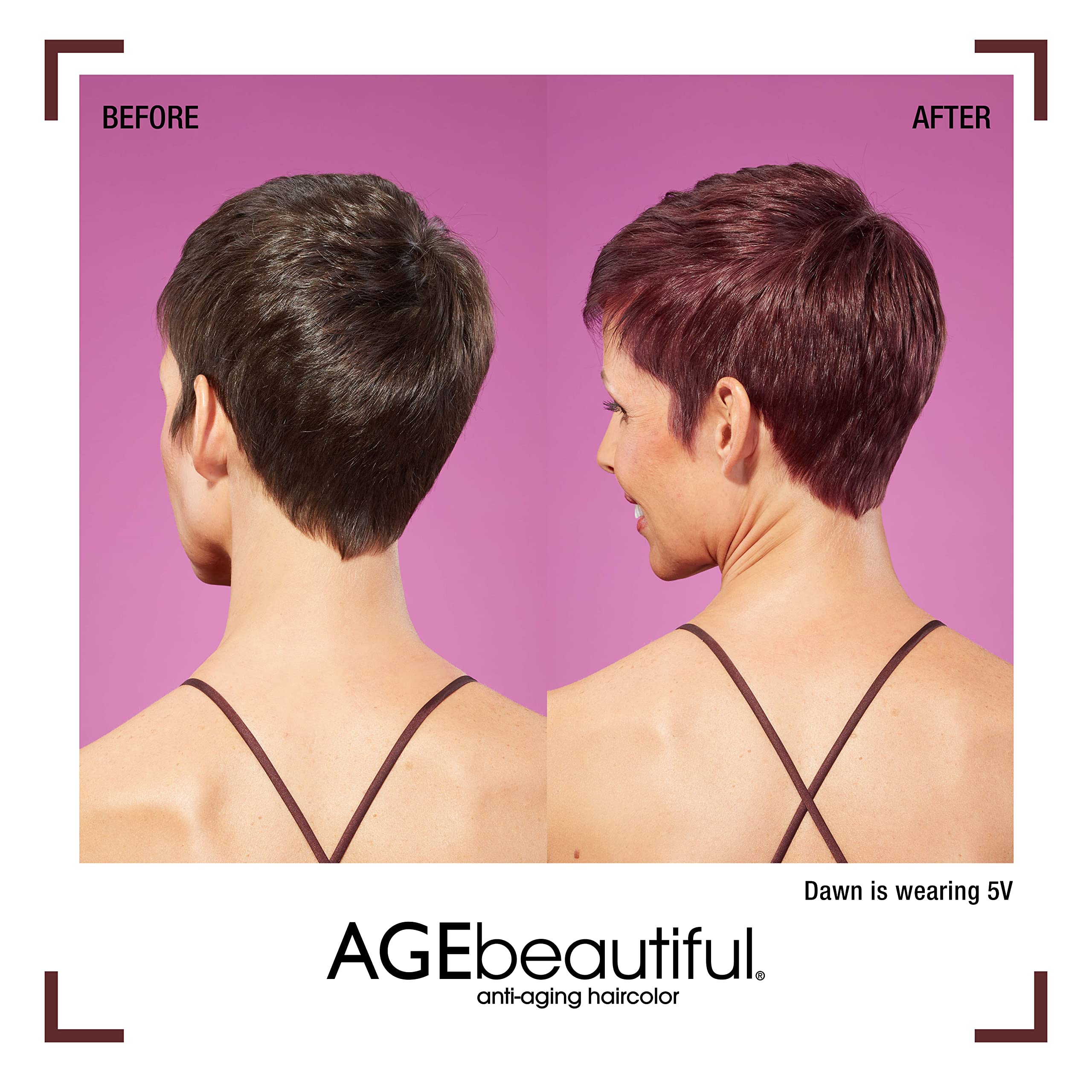 Foto 7 pulgar | Tinte De Pelo Age Beautiful Liqui Creme 5v Medium Plum Brown - Venta Internacional.