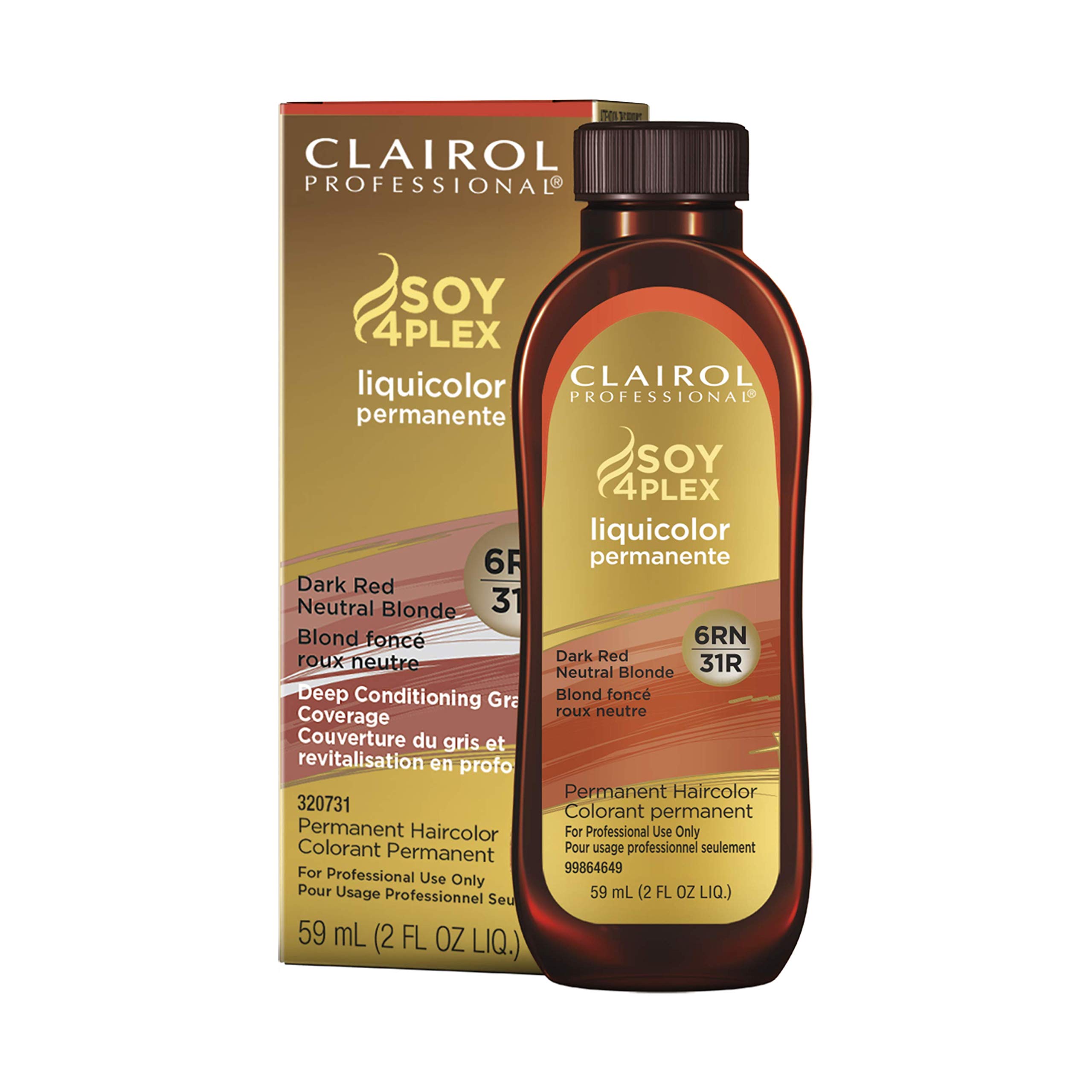 Color De Cabello Clairol Professional Liquicolor 6rn Rubio Rojo Oscuro - Venta Internacional.