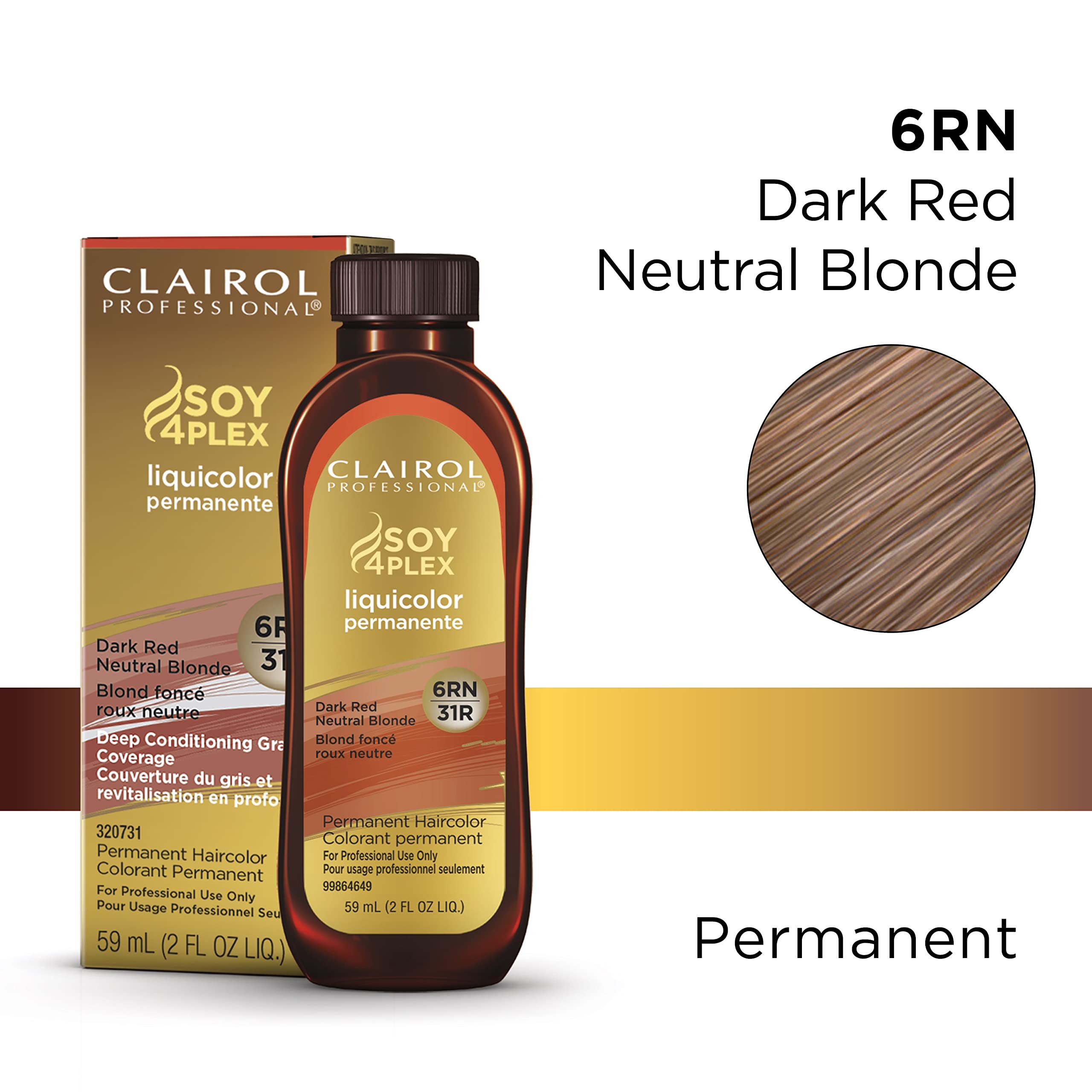 Foto 2 | Color De Cabello Clairol Professional Liquicolor 6rn Rubio Rojo Oscuro - Venta Internacional.