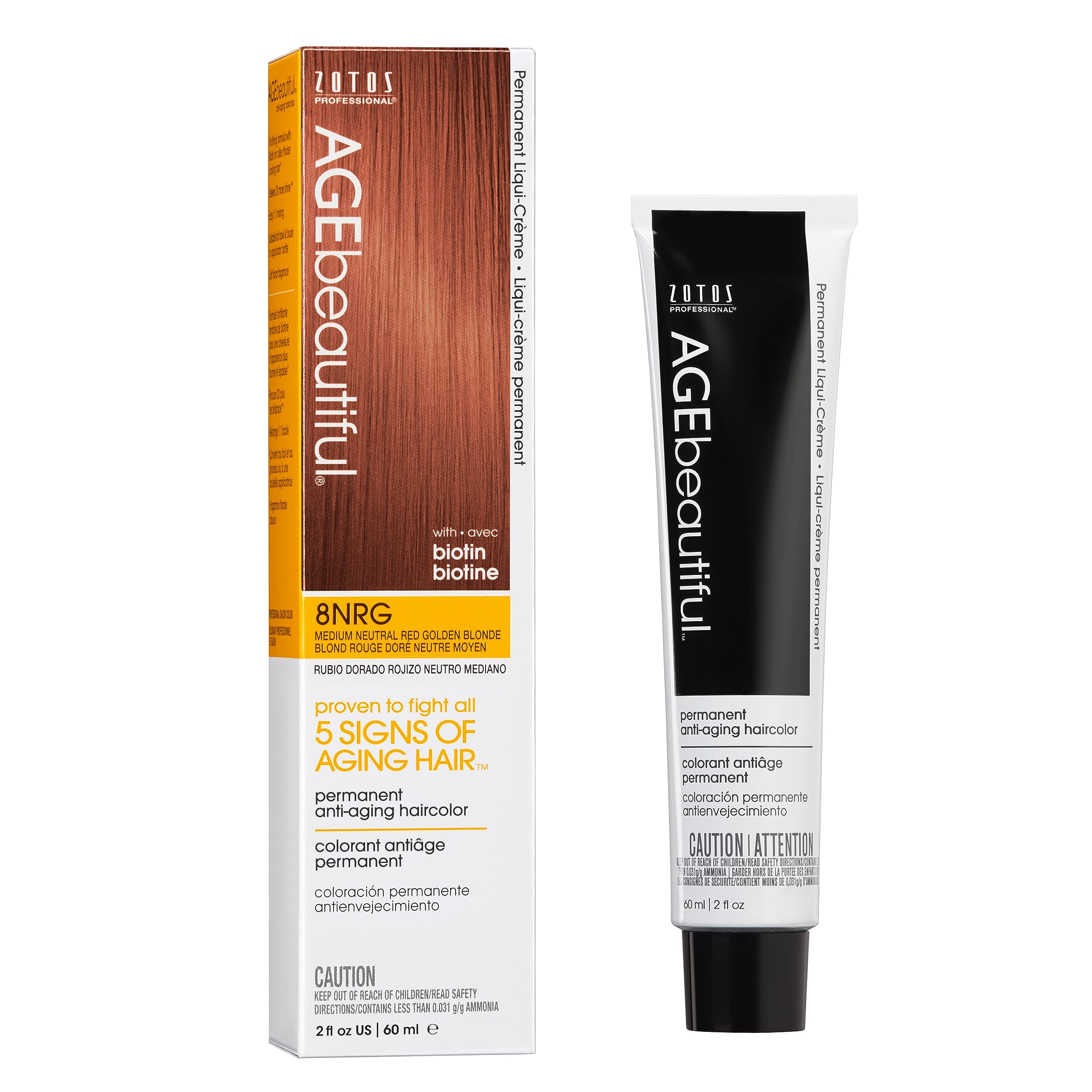 Tinte De Pelo Age Beautiful Liqui Creme 9nrg Rojo Neutro Claro - Venta Internacional. $575