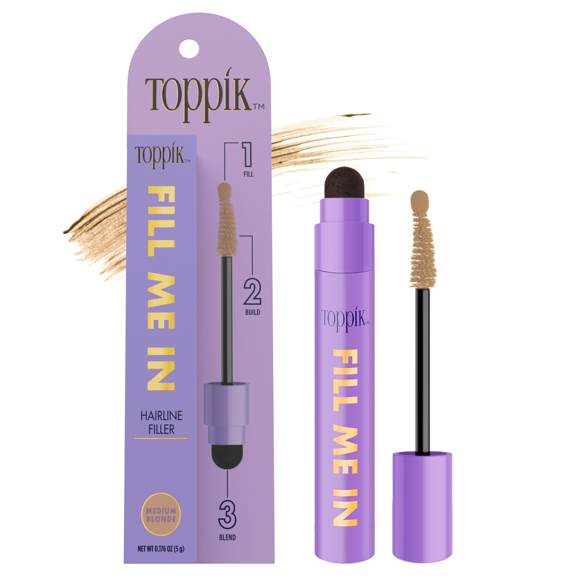Foto 2 pulgar | Hairline Filler Toppik Fill Me In Hair Color Root Touchup - Venta Internacional.