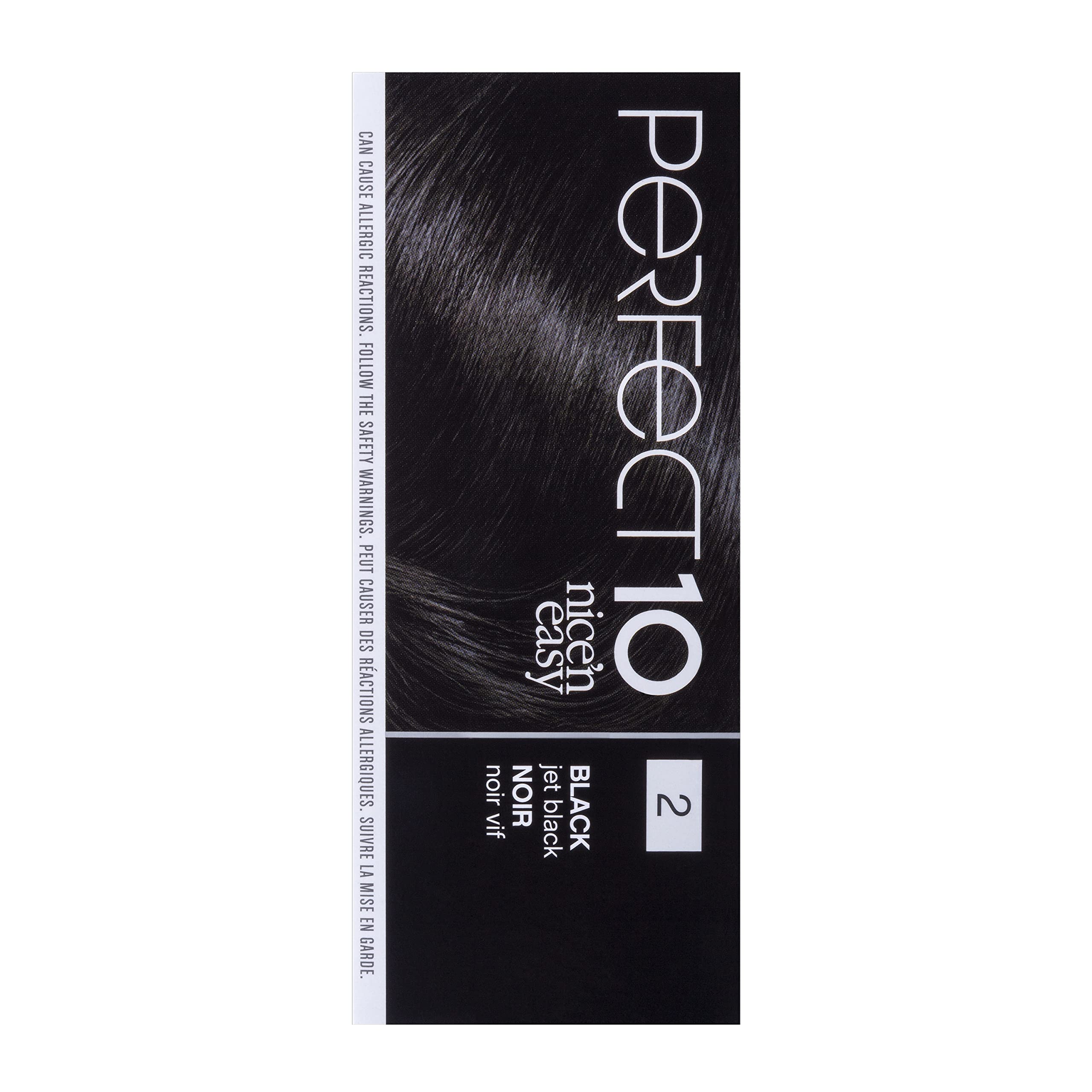 Foto 7 pulgar | Tinte Para El Cabello Clairol Nice'n Easy Perfect 10 2 Negro, Paquete De 2 - Venta Internacional.