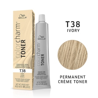 Foto 2 | Tónico Para El Cabello Wella Color Charm T38 Ivory, 60 Ml, Crema Permanente - Venta Internacional.