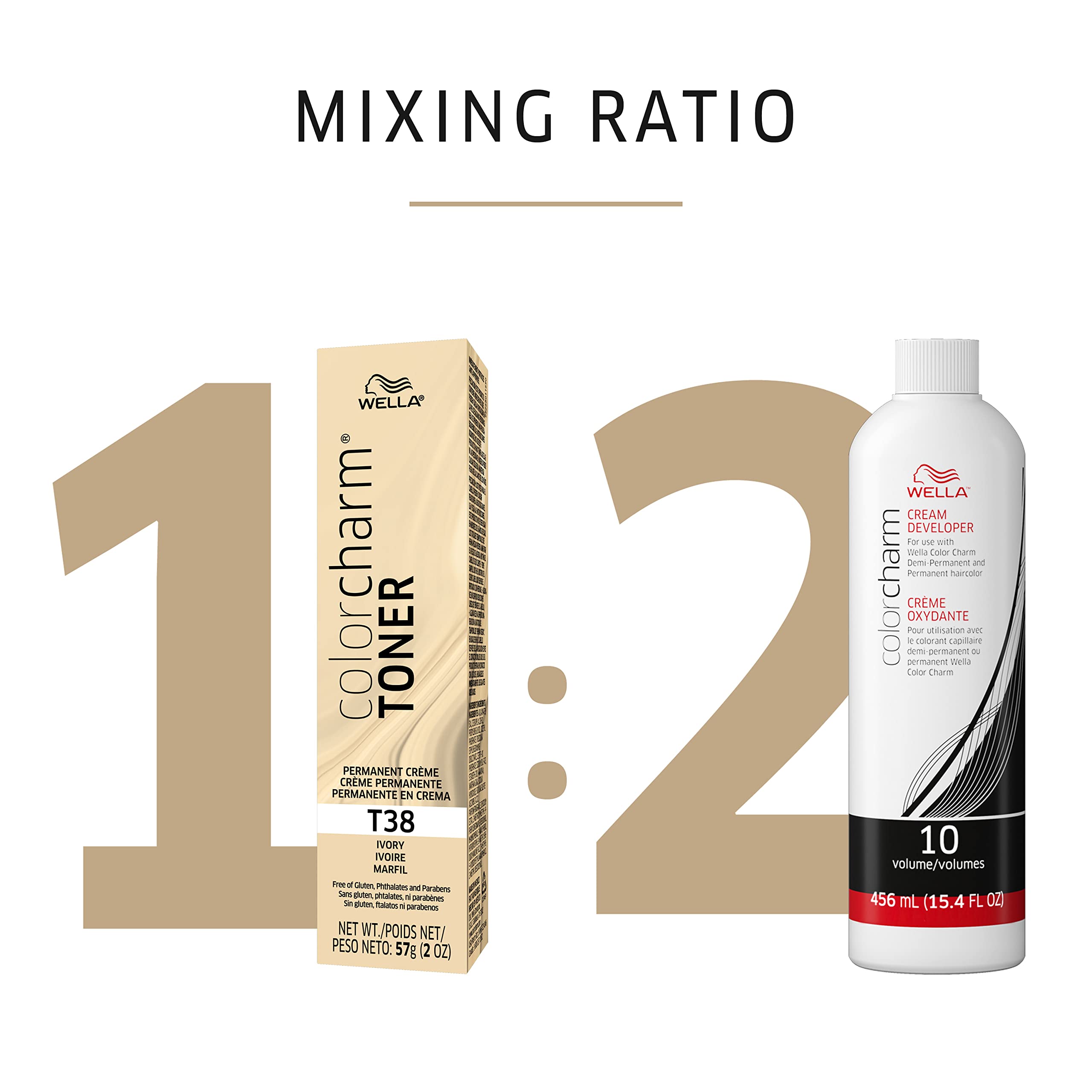 Foto 8 pulgar | Tónico Para El Cabello Wella Color Charm T38 Ivory, 60 Ml, Crema Permanente - Venta Internacional.
