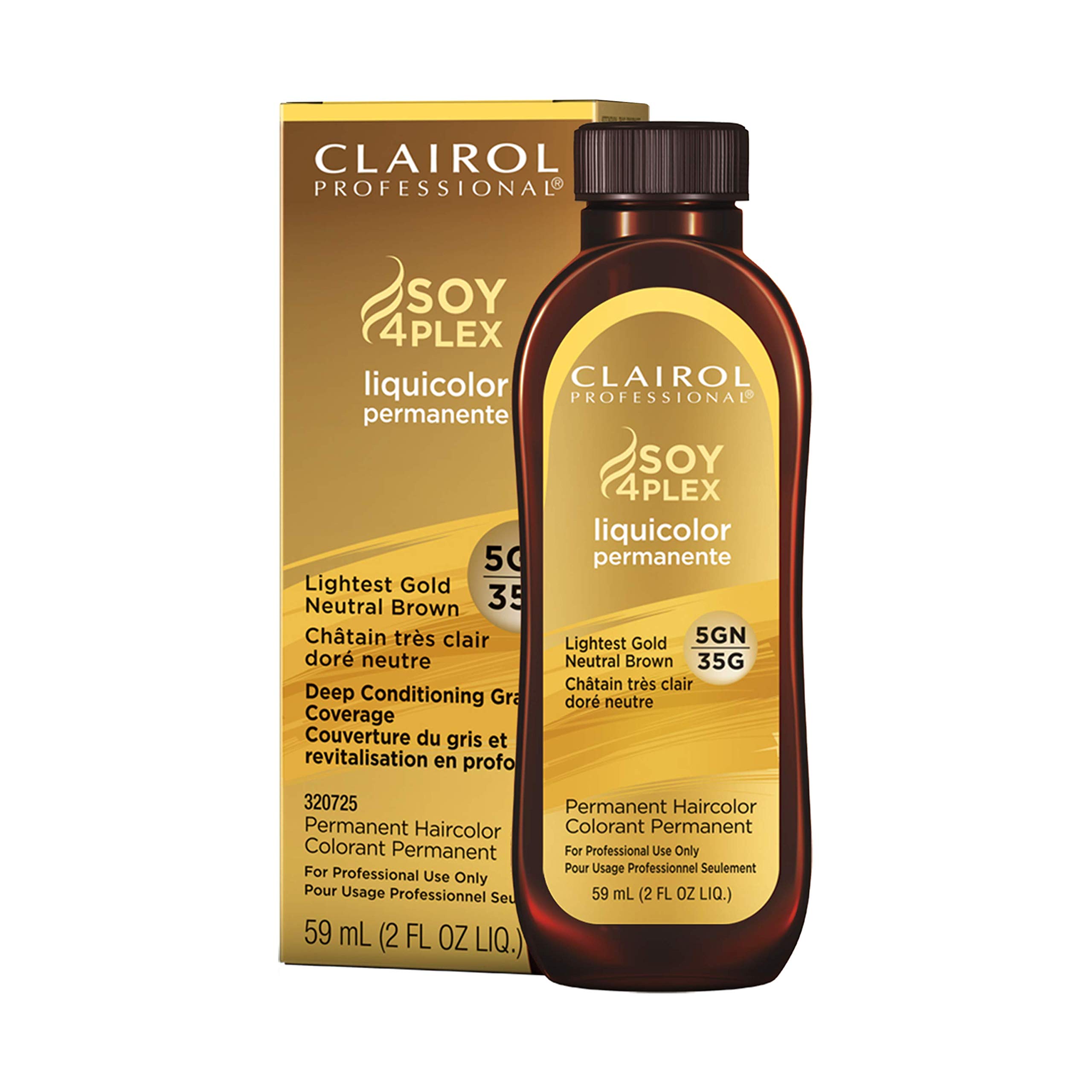 Tinte De Pelo Clairol Professional Liquicolor 5gn Light Gold - Venta Internacional.