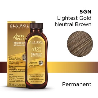 Foto 2 | Tinte De Pelo Clairol Professional Liquicolor 5gn Light Gold - Venta Internacional.