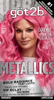 Foto 1 | Tinte De Pelo Got2b Metallics M87 Pink Passion Permanent - Venta Internacional.