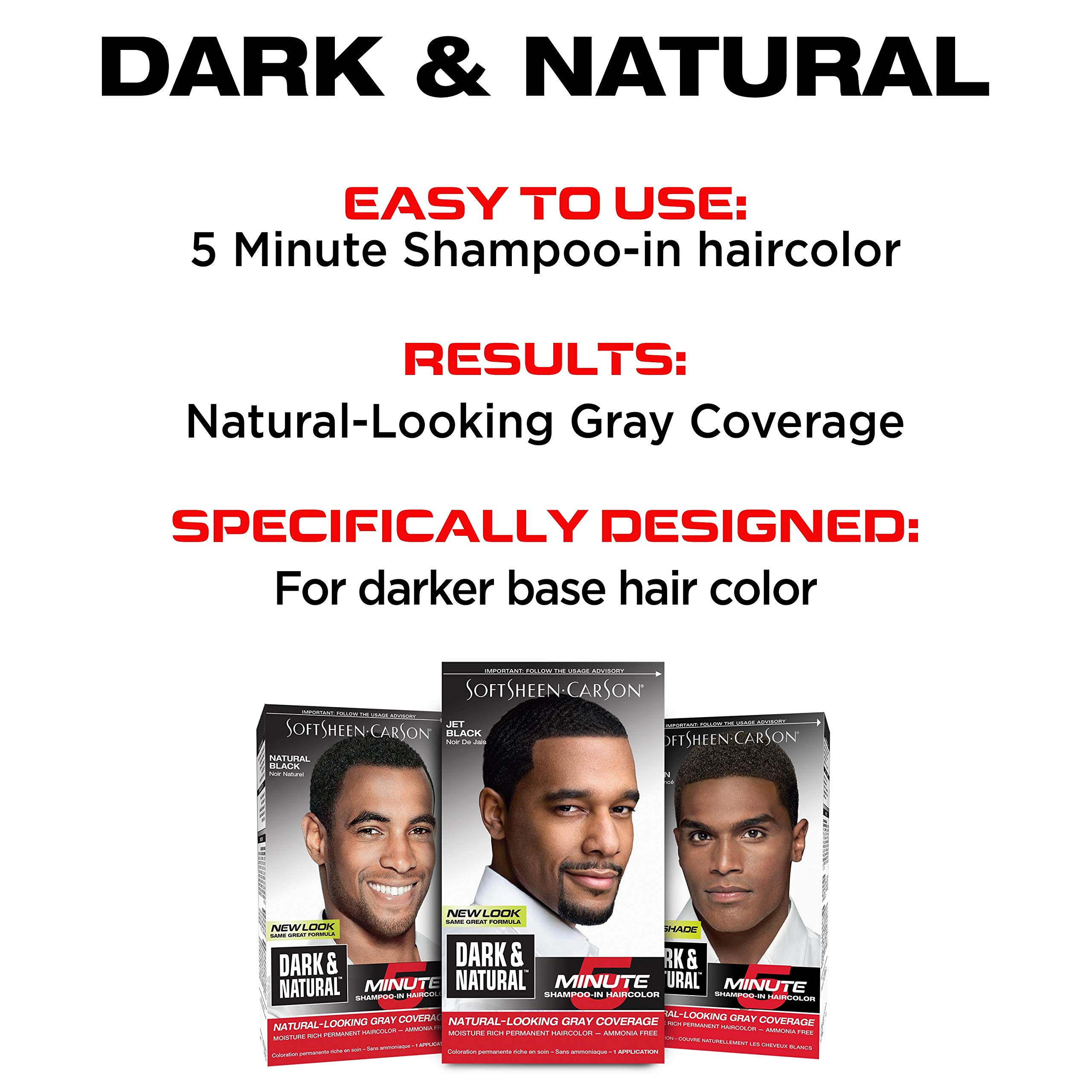 Foto 6 pulgar | Color De Cabello Softsheen-carson Dark & Natural Jet Black Men - Venta Internacional.