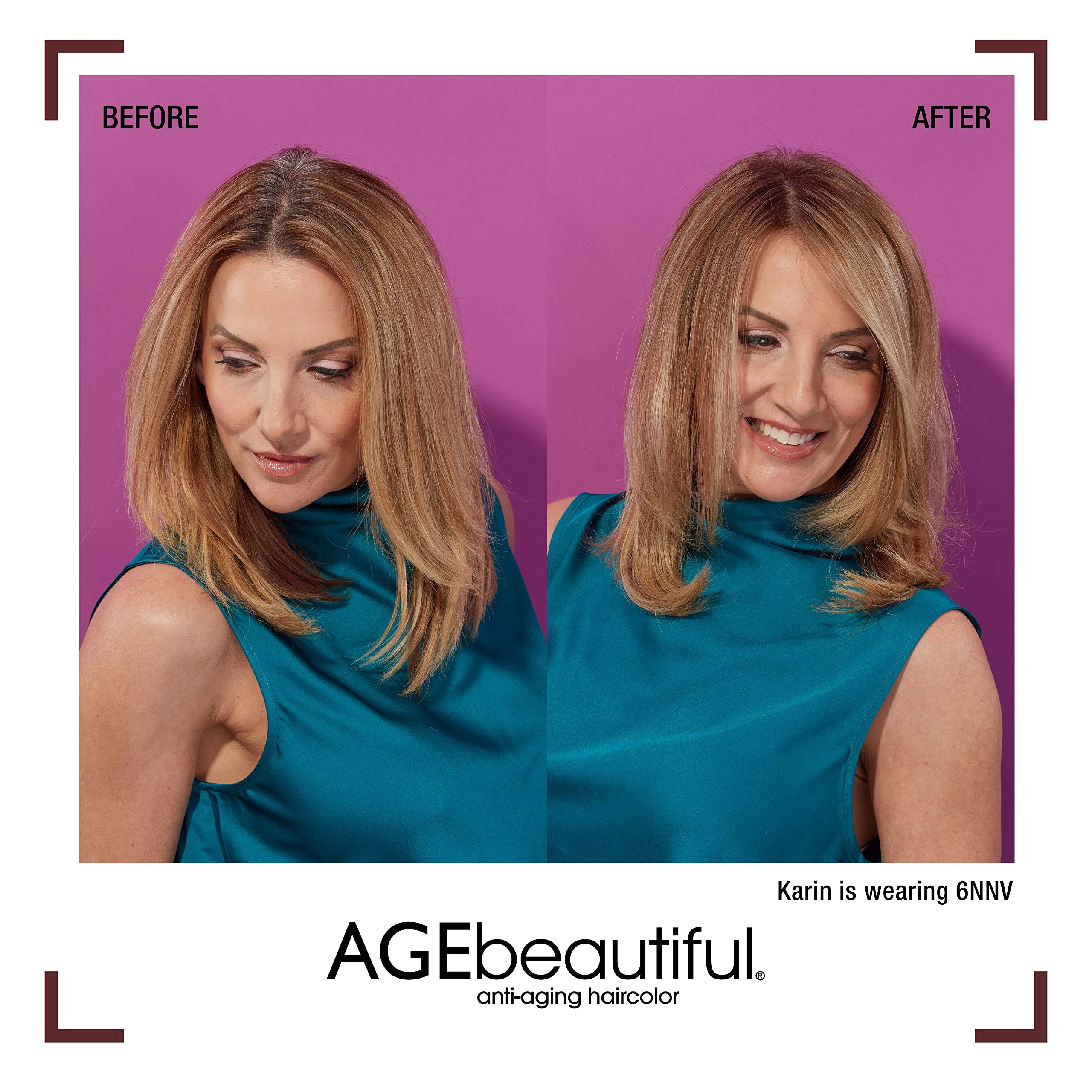 Foto 6 | Tinte De Pelo Age Beautiful Liqui Creme 6nv Violeta Neutro Claro - Venta Internacional.