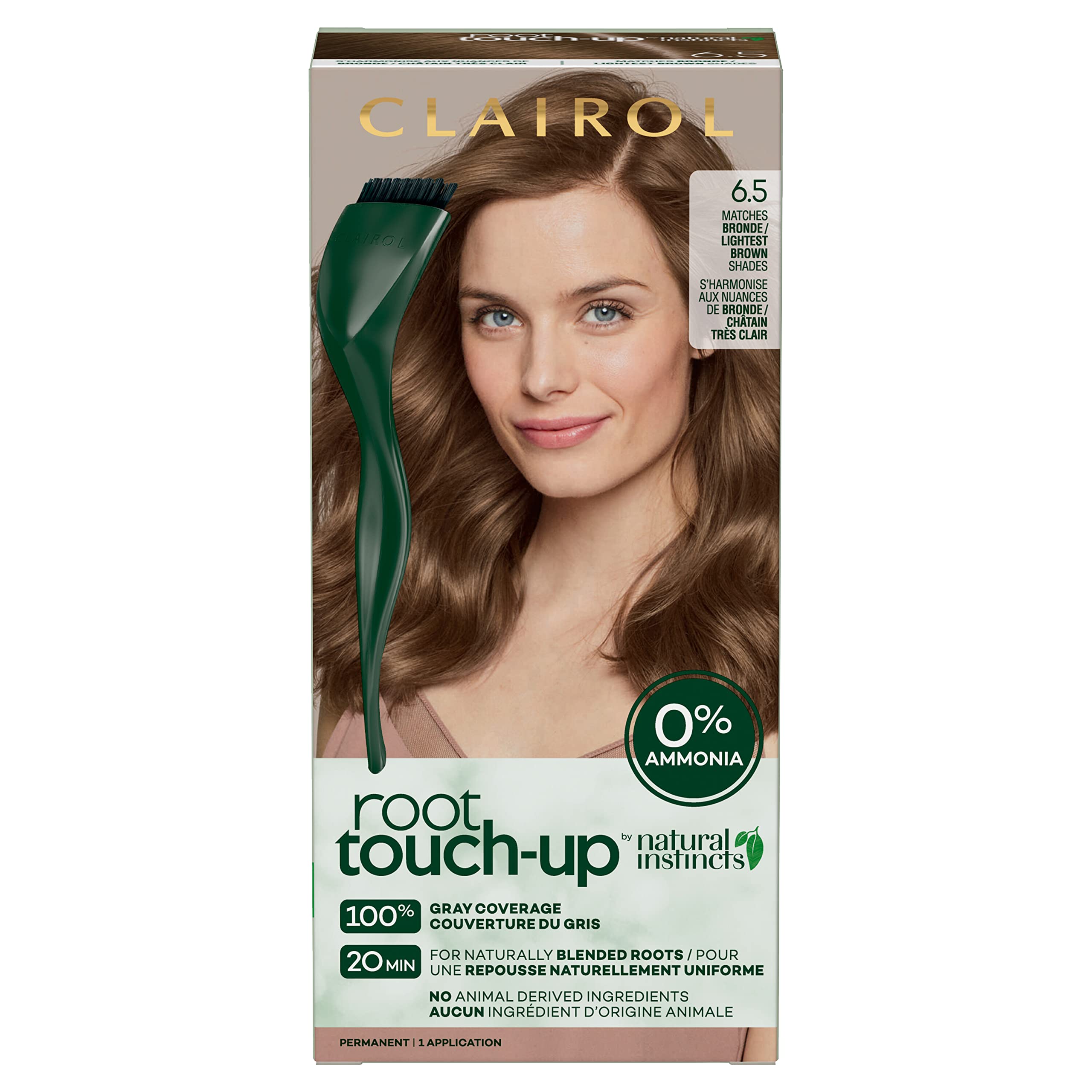 Foto 2 pulgar | Tinte Para El Cabello Clairol Root Touch-up Natural Instincts 6.5 Bronde - Venta Internacional.