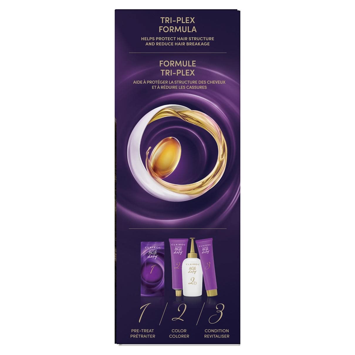 Foto 4 pulgar | Tinte De Pelo Clairol Age Defy Permanent 5r Medium Castaño, 3 Unidades - Venta Internacional.