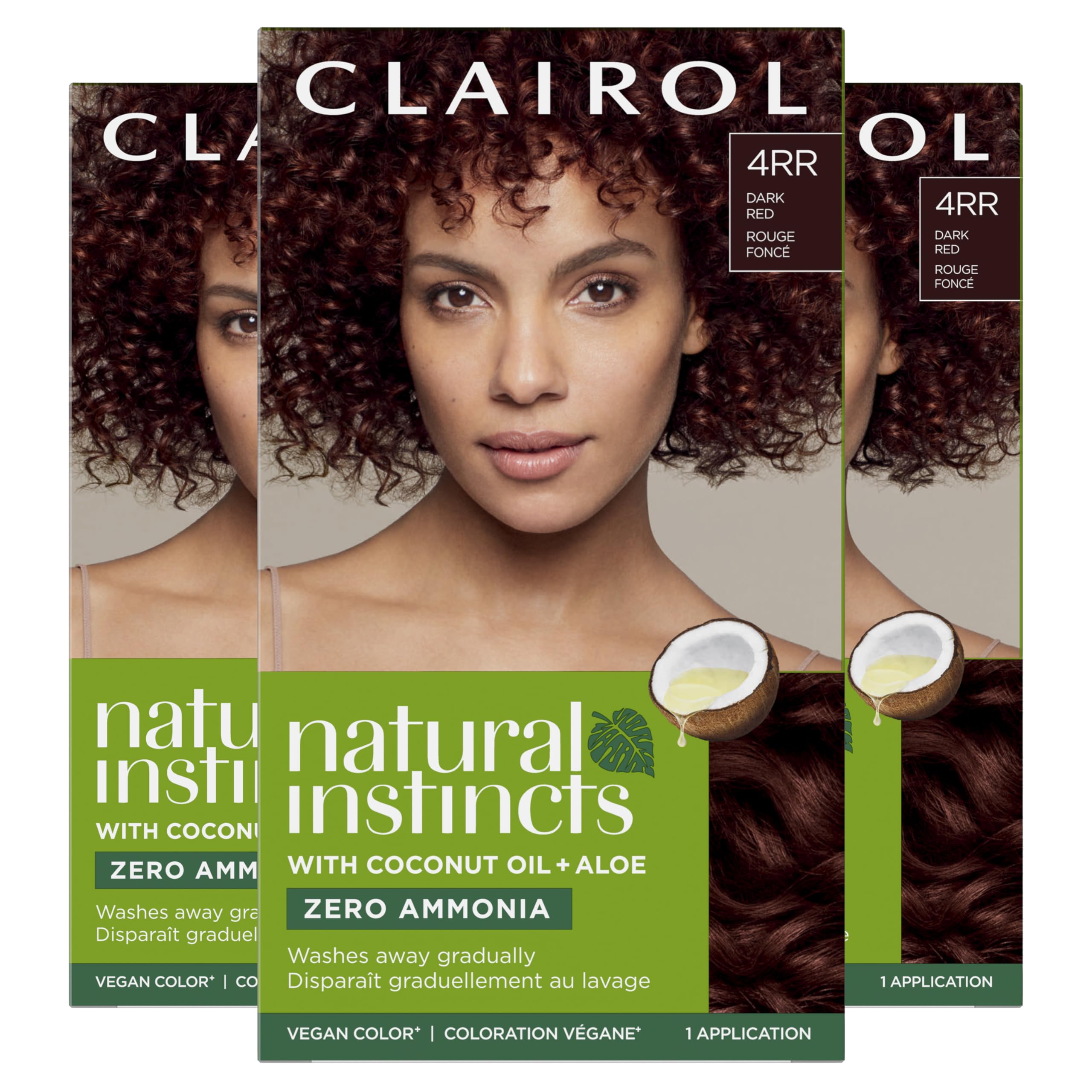 Tinte Para El Cabello Clairol Natural Instincts Demi-permanent 4rr X3 - Venta Internacional.