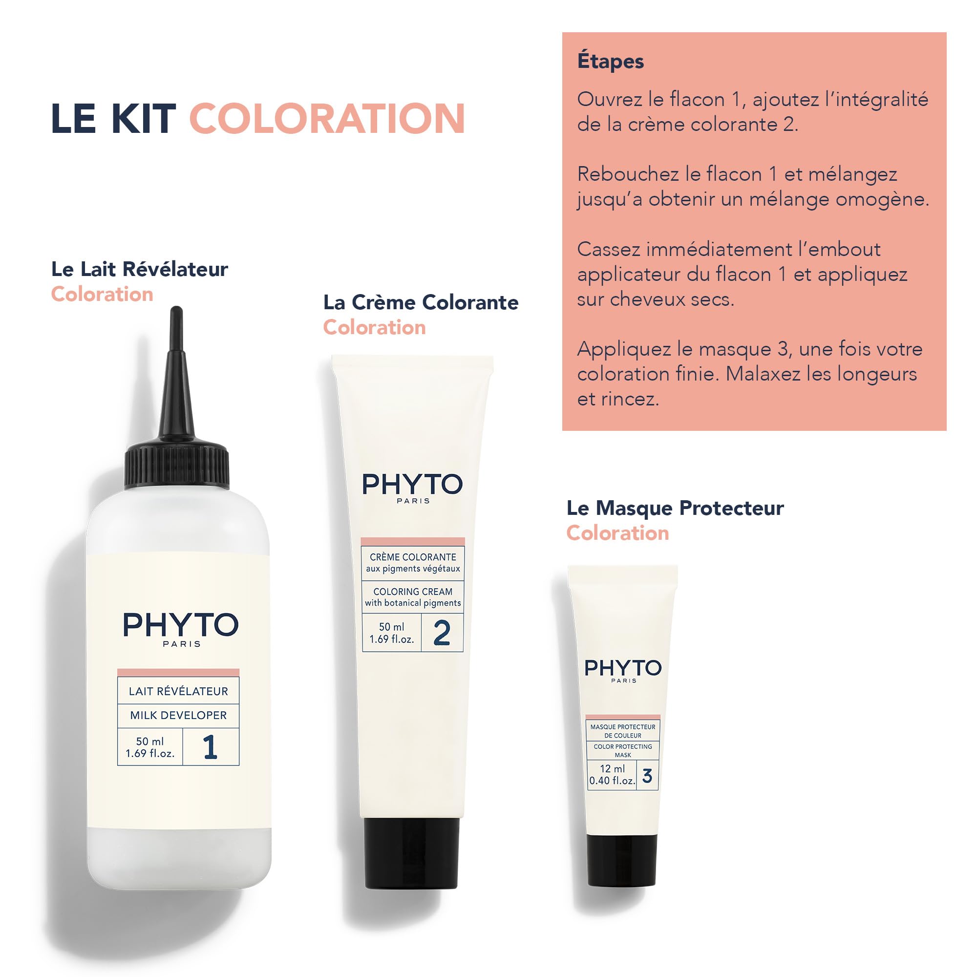 Foto 5 pulgar | Tinte Para El Cabello Phyto Phytocolor Permanent 8 Rubio Claro 12 Ml - Venta Internacional.