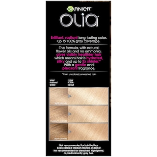 Foto 3 | Tinte De Pelo Garnier Olia Sin Amoniaco 9.5, Rubio Ceniza Más Claro - Venta Internacional.