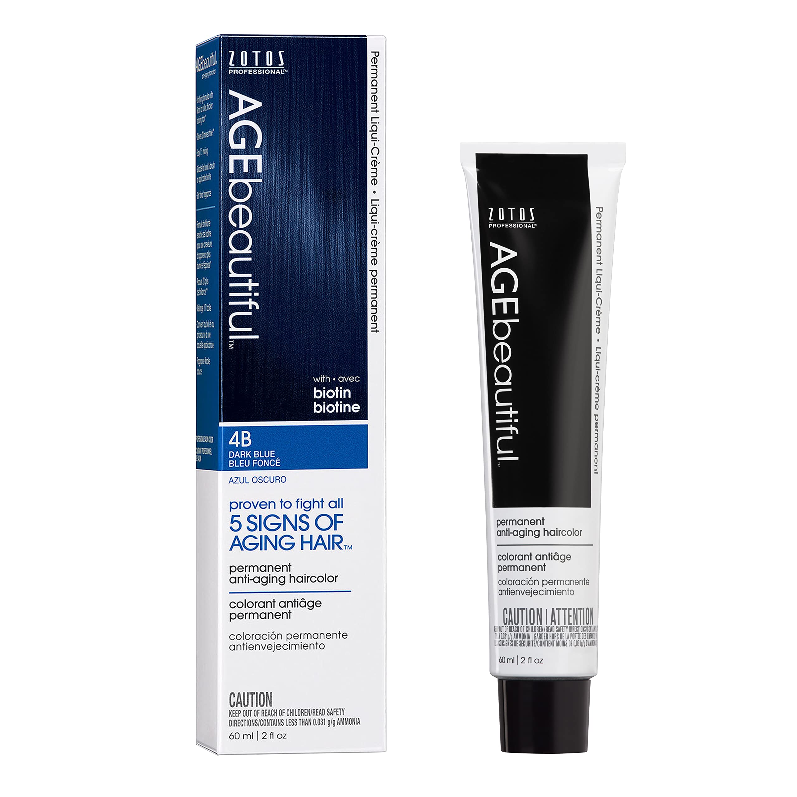 Tinte De Pelo Age Beautiful Liqui Creme 4b Azul Oscuro 100 Ml - Venta Internacional.