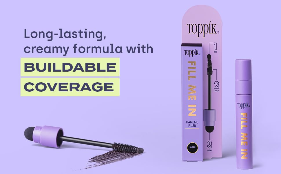 Foto 7 pulgar | Tinte Para Cabello Hairline Filler Toppik Fill Me In, Marrón Oscuro, 5 G - Venta Internacional.