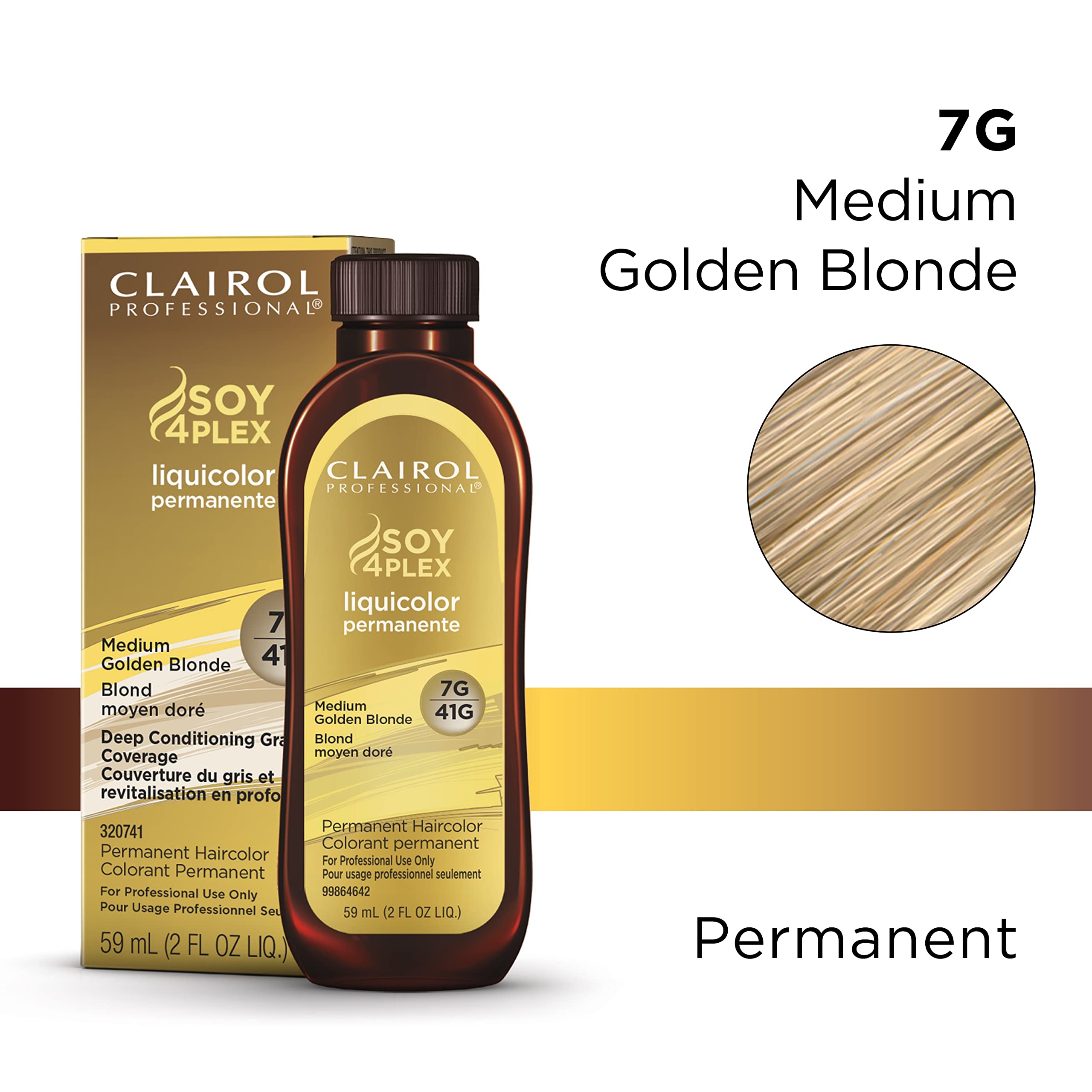 Foto 3 pulgar | Tinte De Pelo Clairol Professional Liquicolor 7 G Medium Golden - Venta Internacional.