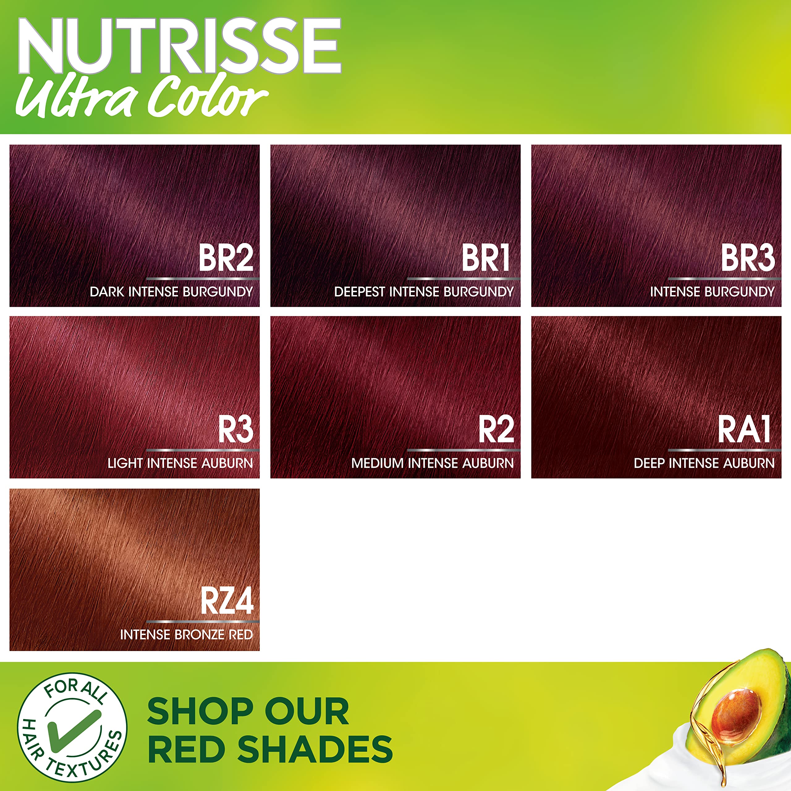 Foto 6 pulgar | Tinte Para El Cabello Garnier Nutrisse Ultra Color Br3 Intense Burgundy - Venta Internacional.