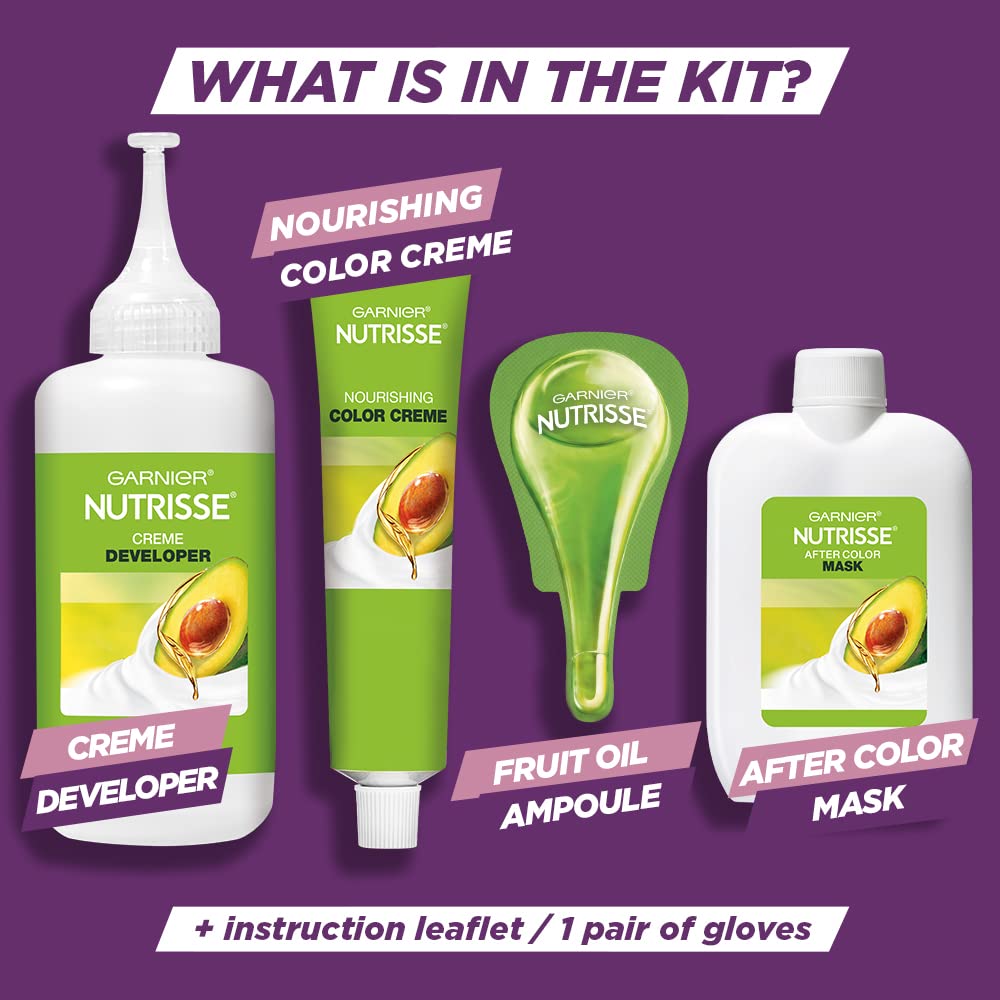 Foto 7 pulgar | Tinte Para El Cabello Garnier Nutrisse Ultra Color Br3 Intense Burgundy - Venta Internacional.