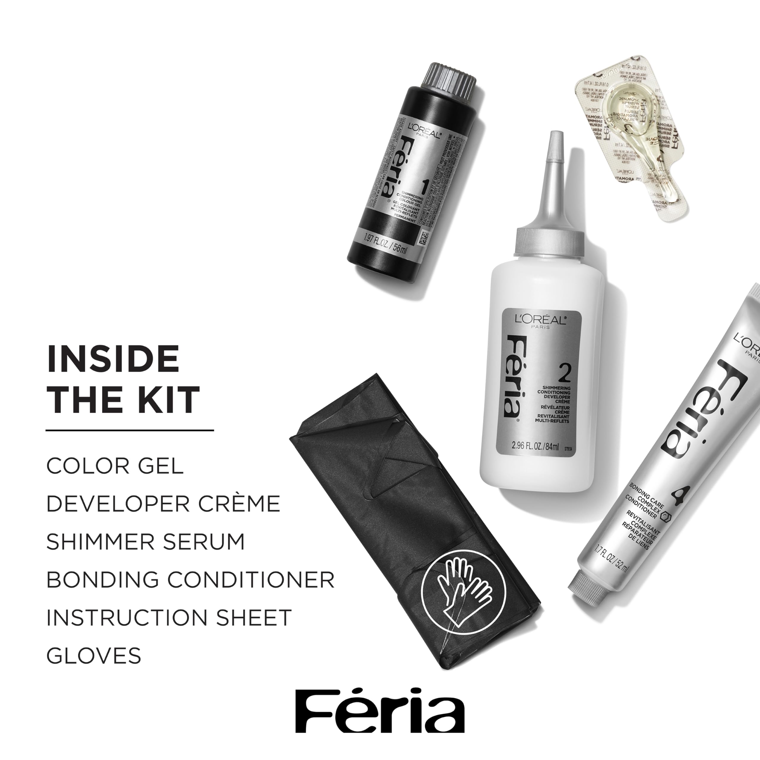 Foto 4 pulgar | Tinte Para El Cabello L'oreal Paris Feria 100 Pure Diamond Blonde - Venta Internacional.