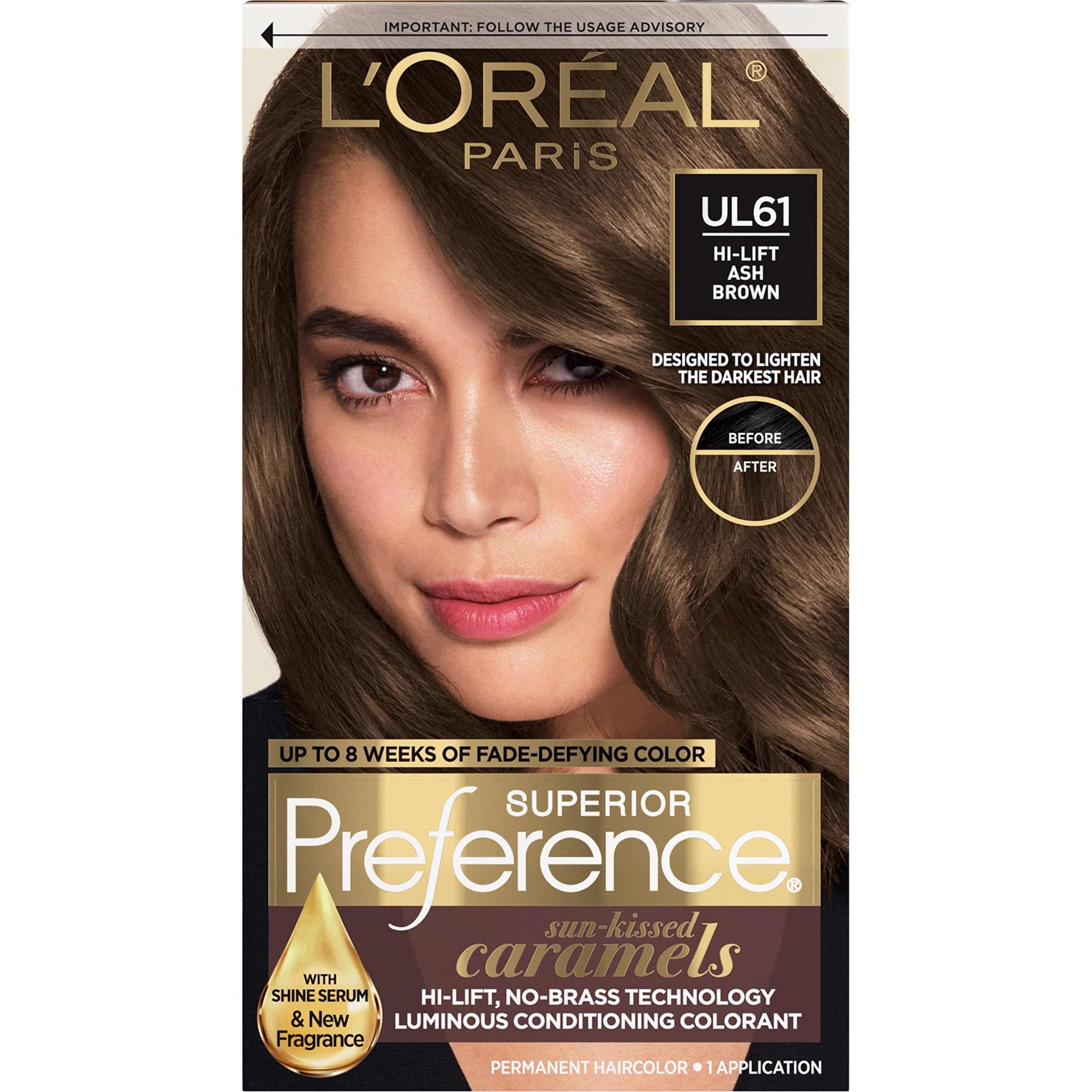 Tinte Para El Cabello L'oreal Paris Superior Preference Ul61 Ash Brown - Venta Internacional.