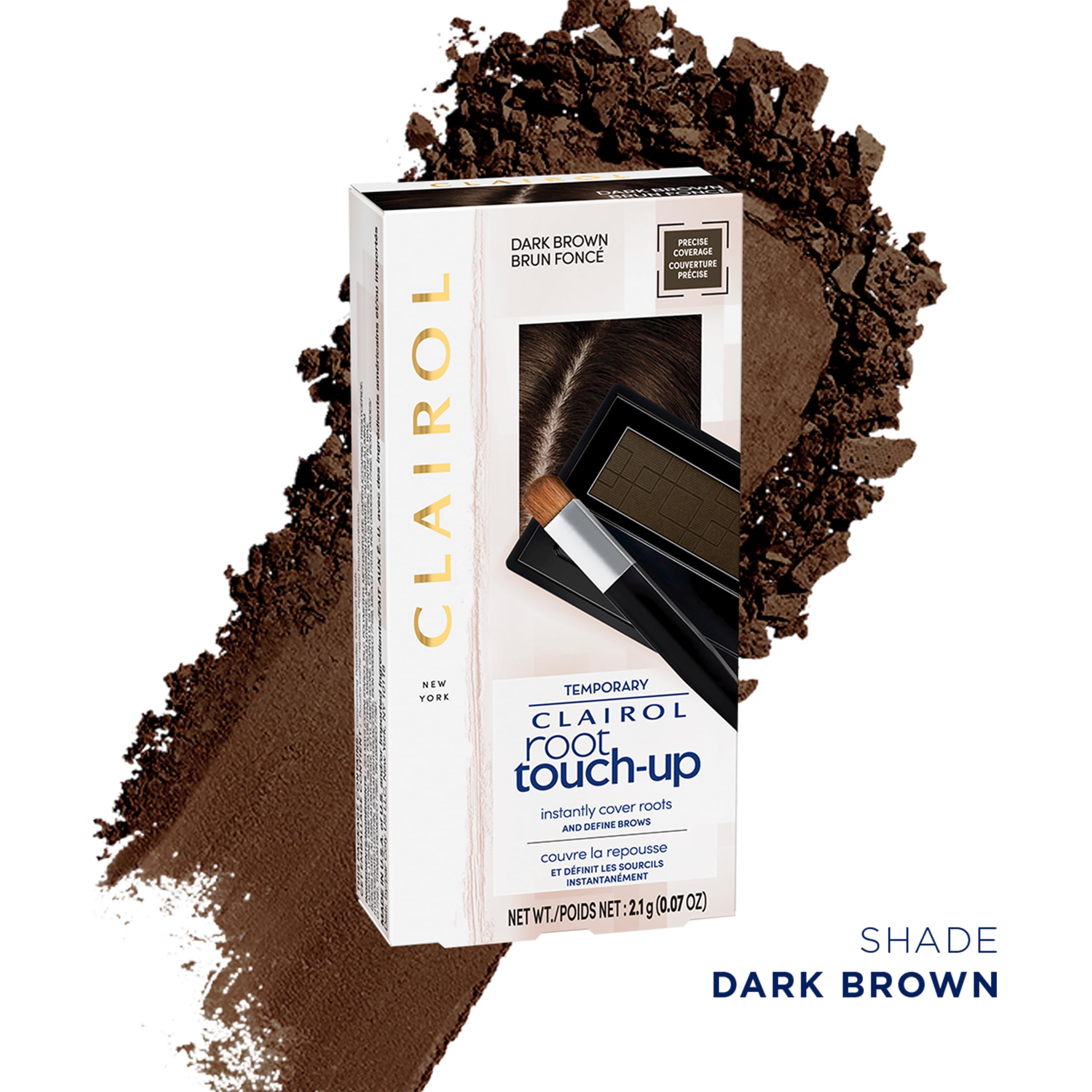 Foto 2 | Polvo Corrector De Cabello Clairol Root Touch-up Dark Brown X3 - Venta Internacional.