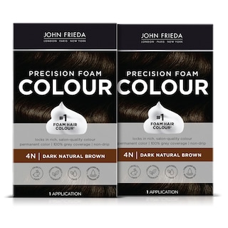 Foto 1 | Kit De Coloración De Cabello John Frieda Precision Foam 4n Dark Brown X2 - Venta Internacional.