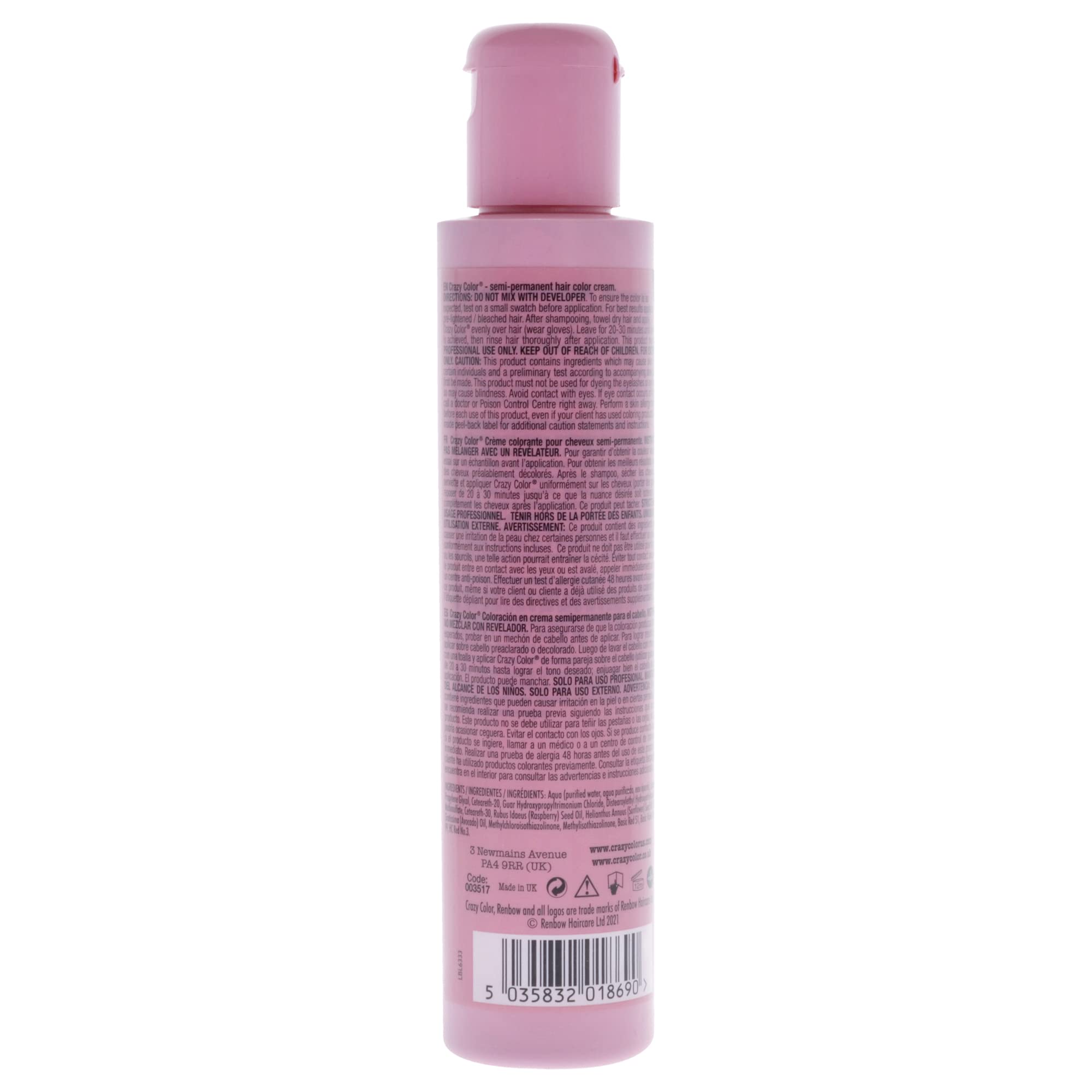 Foto 3 pulgar | Tinte De Pelo Crazy Color Salon Pro 61 Burgundy 150 Ml Para Mujer - Venta Internacional.