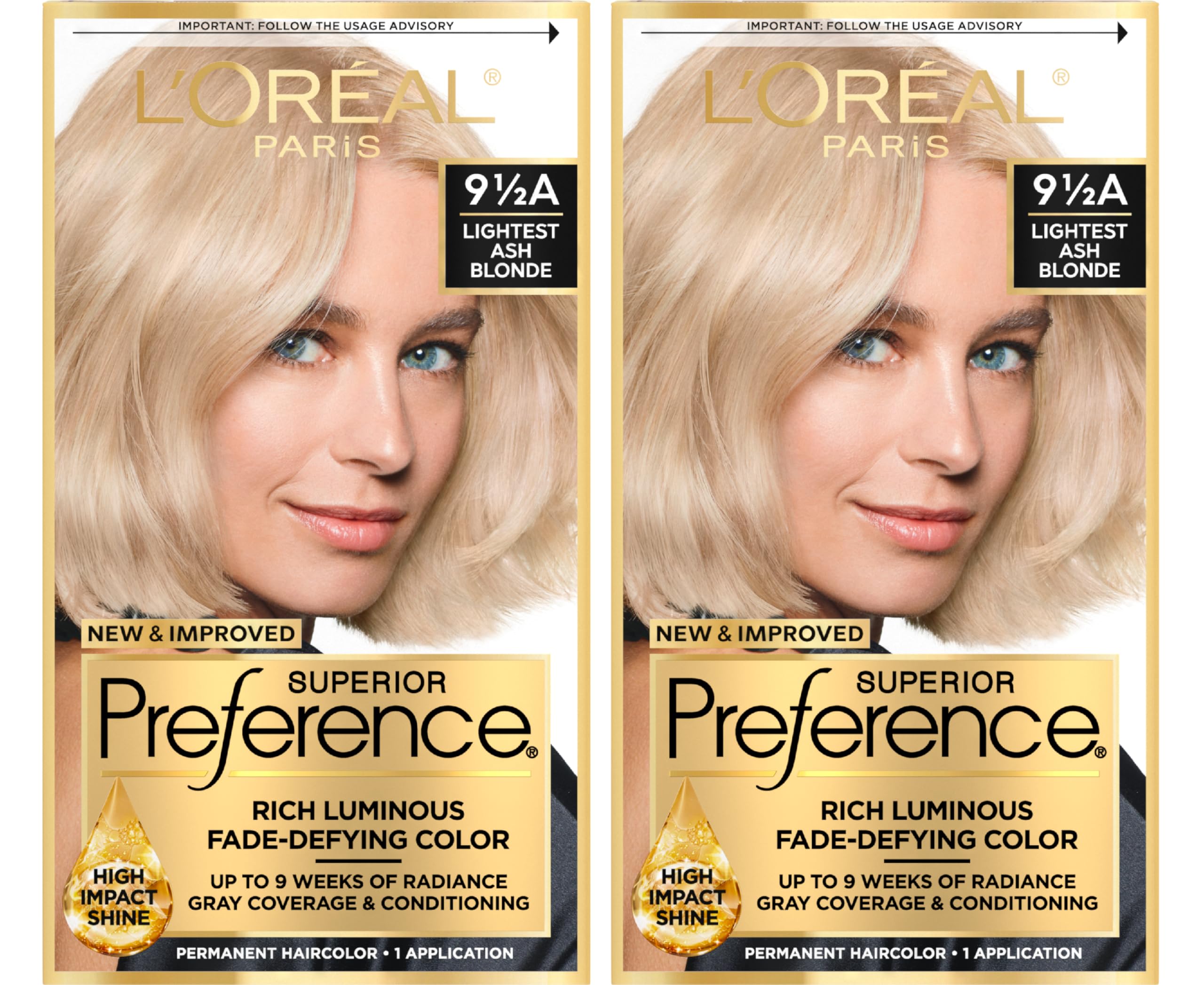 Tinte Para El Cabello L'oreal Paris Superior Preference 9.5 A (paquete De 2) - Venta Internacional.