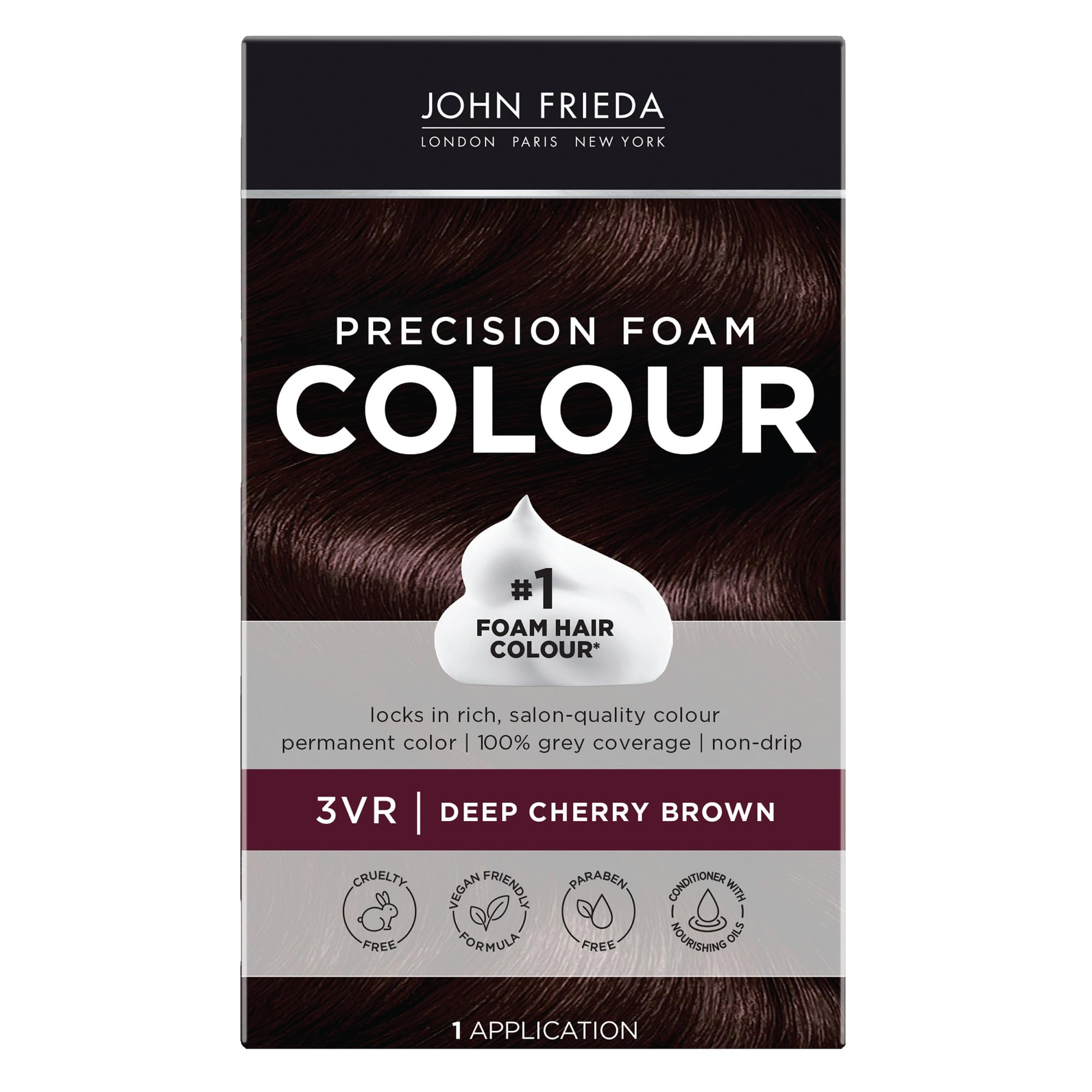 Foto 2 pulgar | Tinte De Pelo John Frieda Deep Cherry Brown 3vr 1 Aplicación - Venta Internacional.