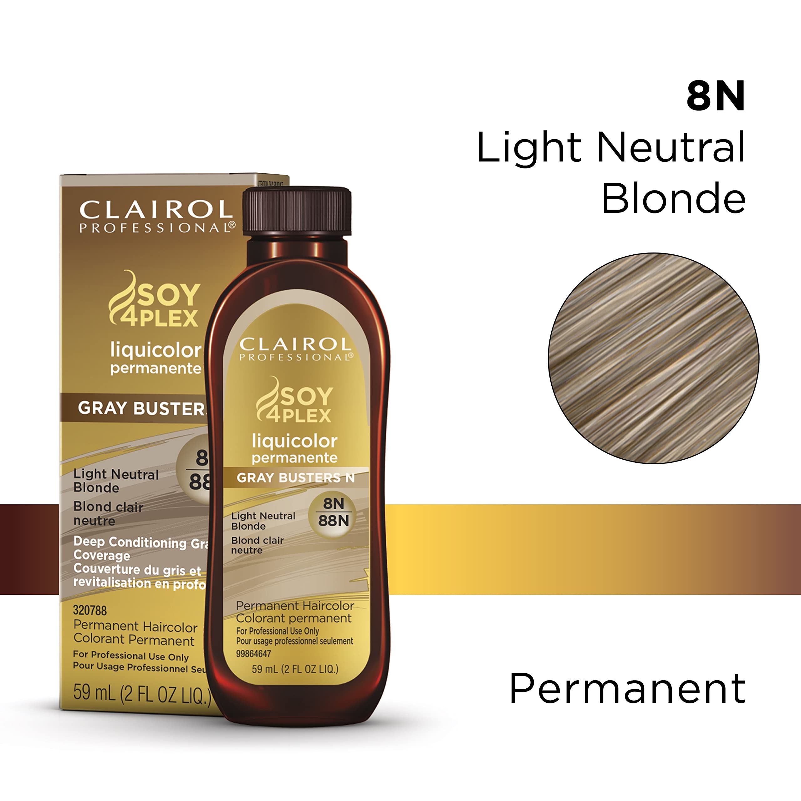 Foto 2 | Tinte De Pelo Clairol Professional Liquicolor 8n Rubio Claro - Venta Internacional.