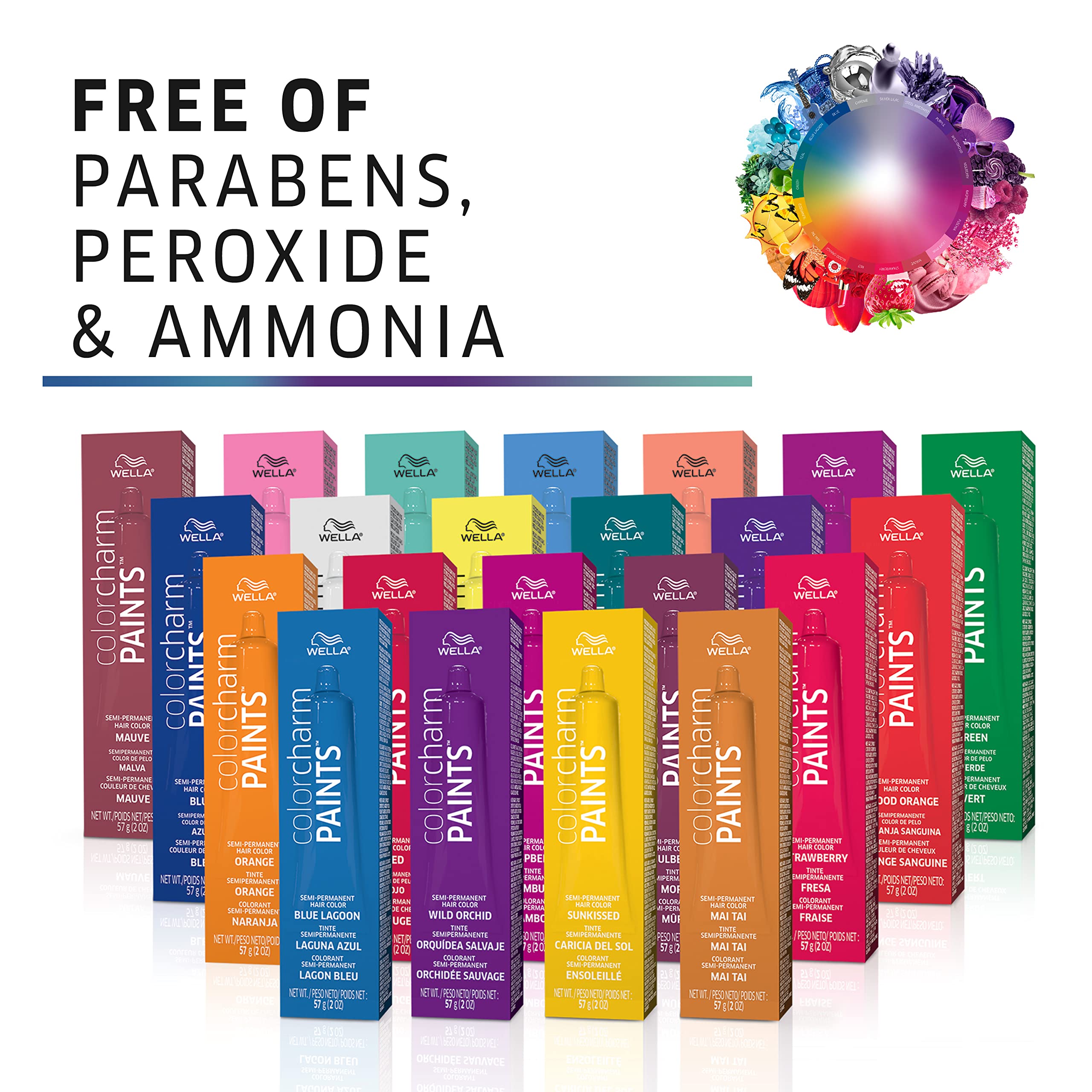 Foto 4 | Tinte Para El Cabello Wella Color Charm Paints Semipermanente Morera - Venta Internacional.