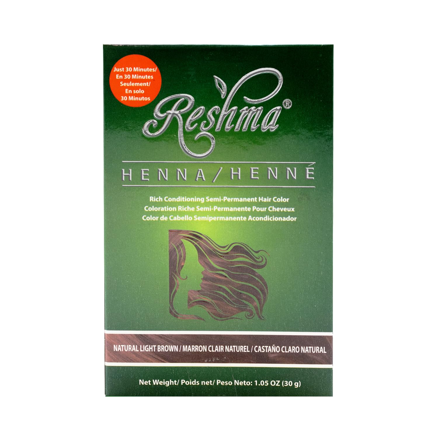 Foto 2 pulgar | Tinte De Pelo Con Henna Reshma Beauty, 30 Minutos, Marrón Claro - Venta Internacional.