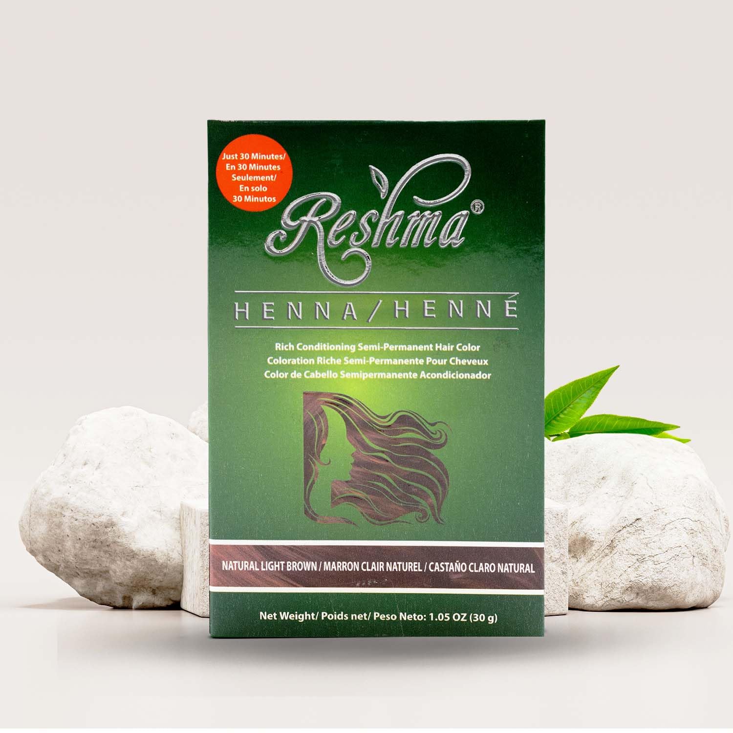 Foto 8 pulgar | Tinte De Pelo Con Henna Reshma Beauty, 30 Minutos, Marrón Claro - Venta Internacional.