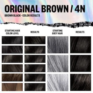 Foto 5 | Kit De Coloración De Cabello Igk Permanent Original Brown Brown Black 4n - Venta Internacional.