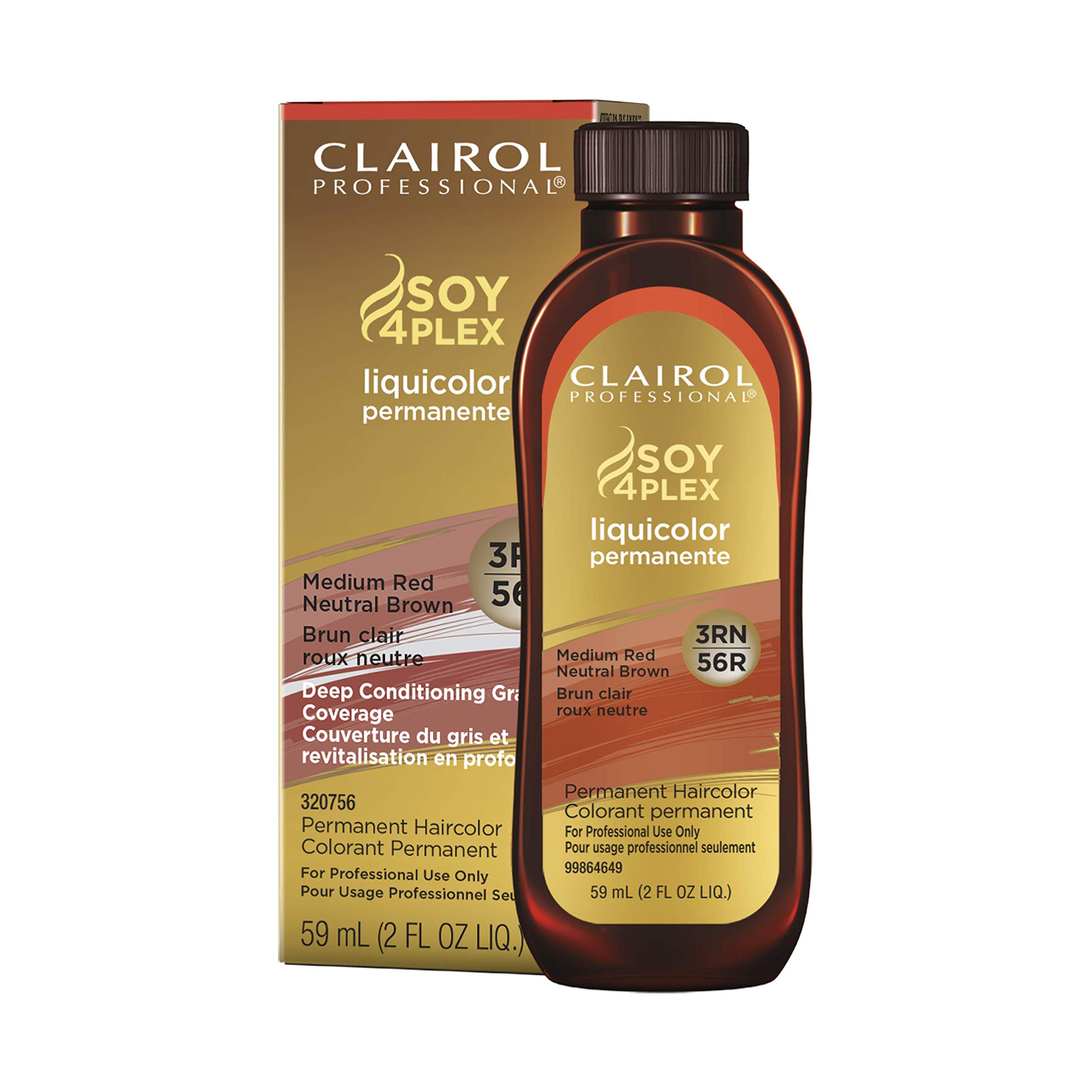 Foto 2 pulgar | Tinte Para El Cabello Clairol Professional Liquicolor 3rn Medium Red 60 Ml - Venta Internacional.