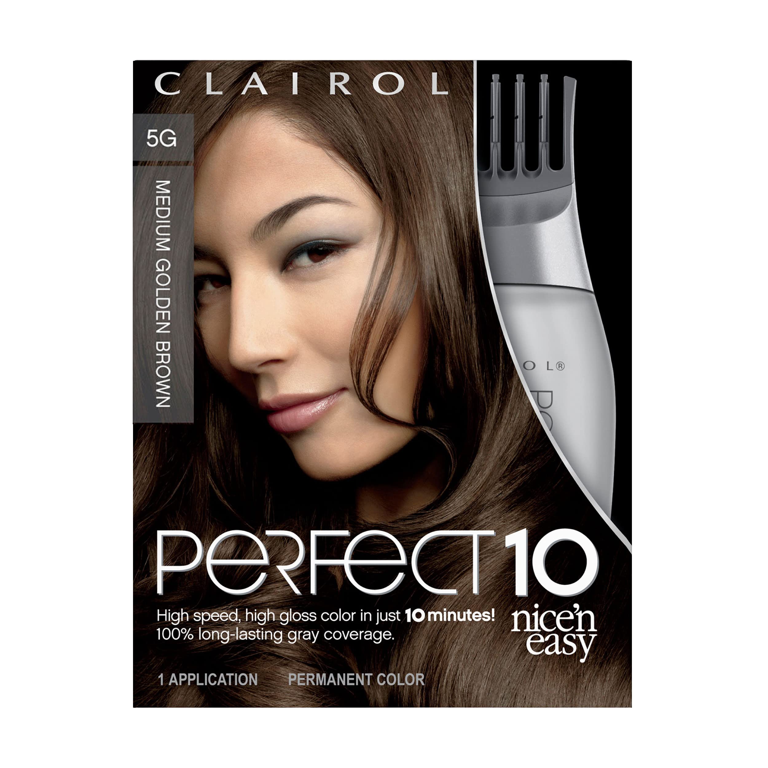 Foto 2 pulgar | Tinte Para El Cabello Clairol Nice'n Easy Perfect 10 5g Medium Golden Brown - Venta Internacional.