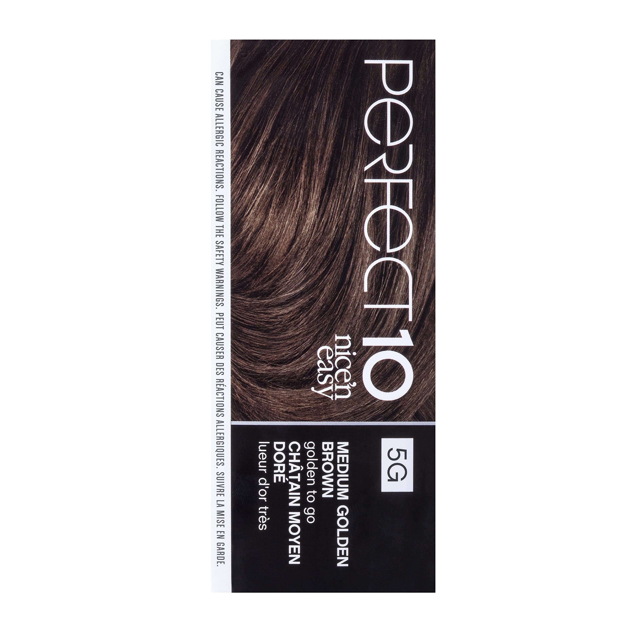 Foto 7 pulgar | Tinte Para El Cabello Clairol Nice'n Easy Perfect 10 5g Medium Golden Brown - Venta Internacional.