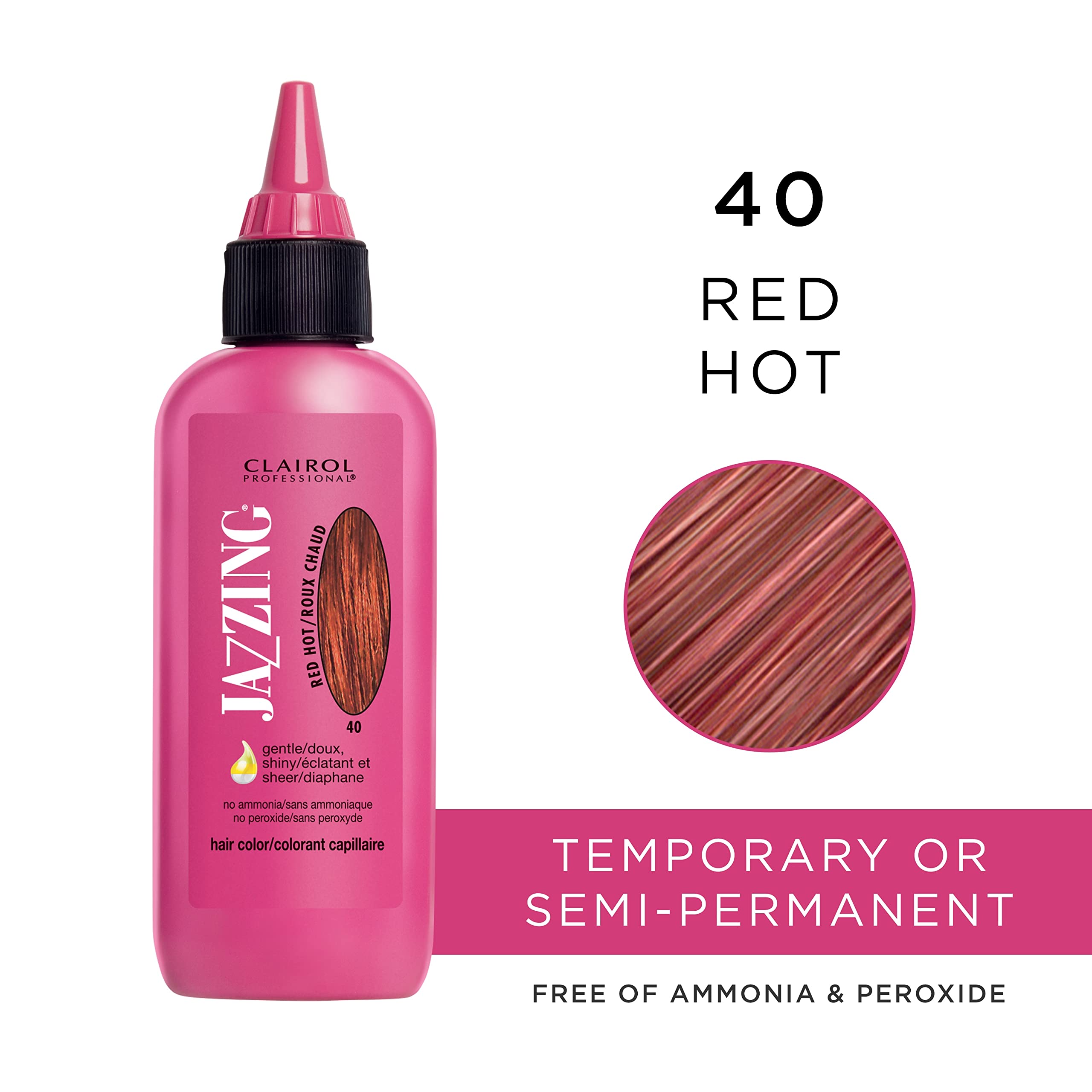 Foto 3 pulgar | Tinte De Pelo Clairol Professional Jazzing Red Hot No.040 90 Ml - Venta Internacional.