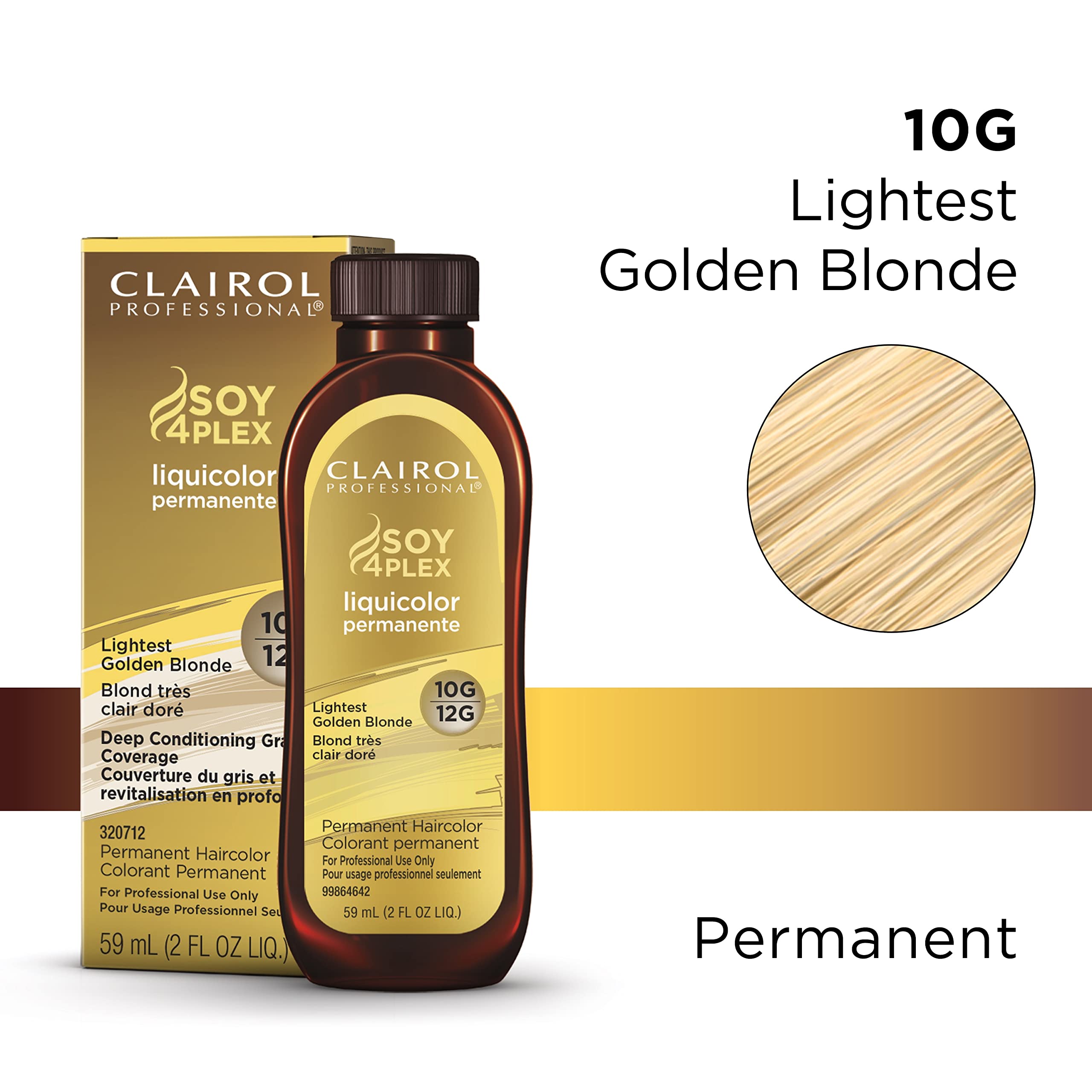 Foto 3 pulgar | Tinte De Pelo Clairol Professional Liquicolor 12 G/10 G, Dorado Más Claro - Venta Internacional.