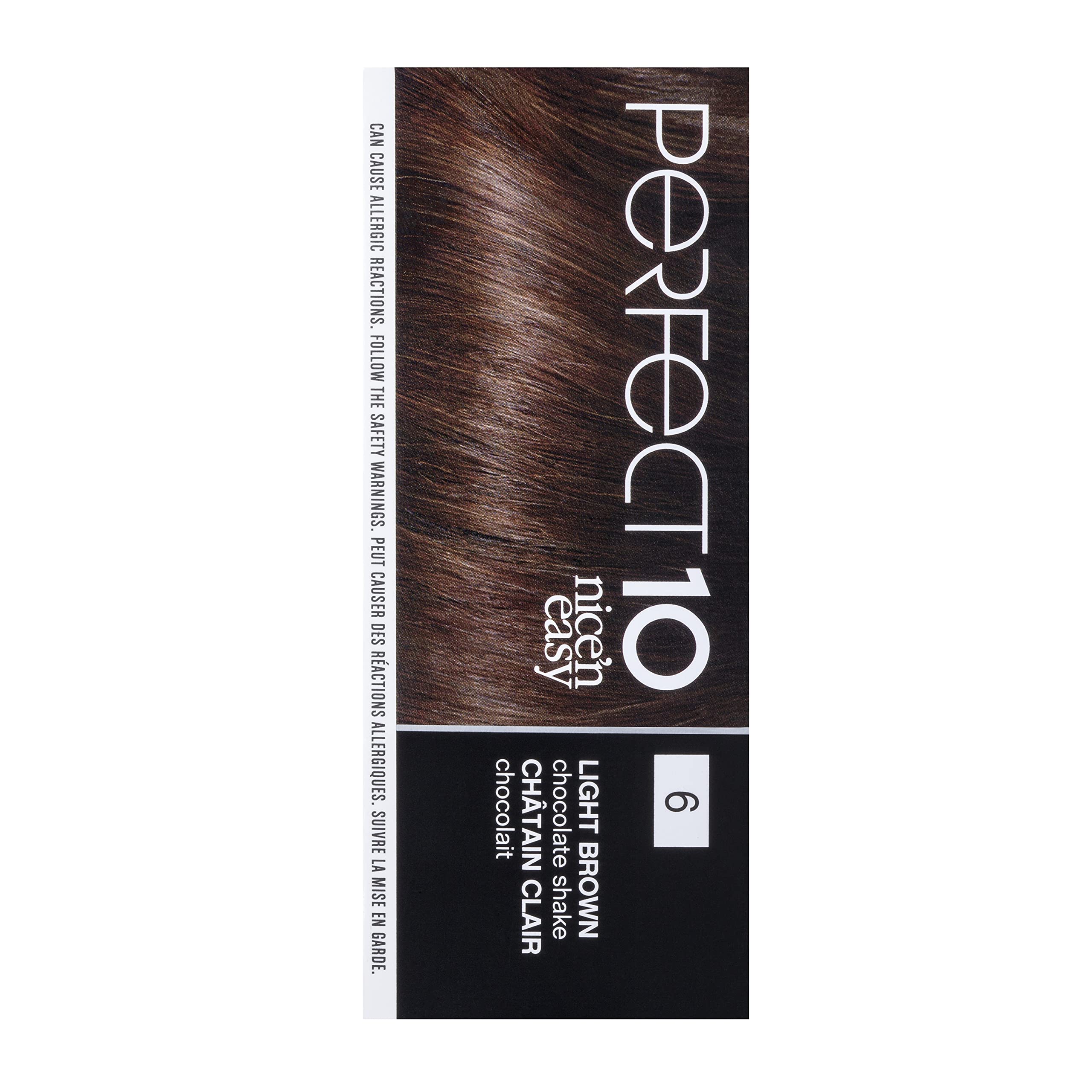 Foto 7 pulgar | Tinte Para El Cabello Clairol Nice'n Easy Perfect 10 6 Castaño Claro X2 - Venta Internacional.