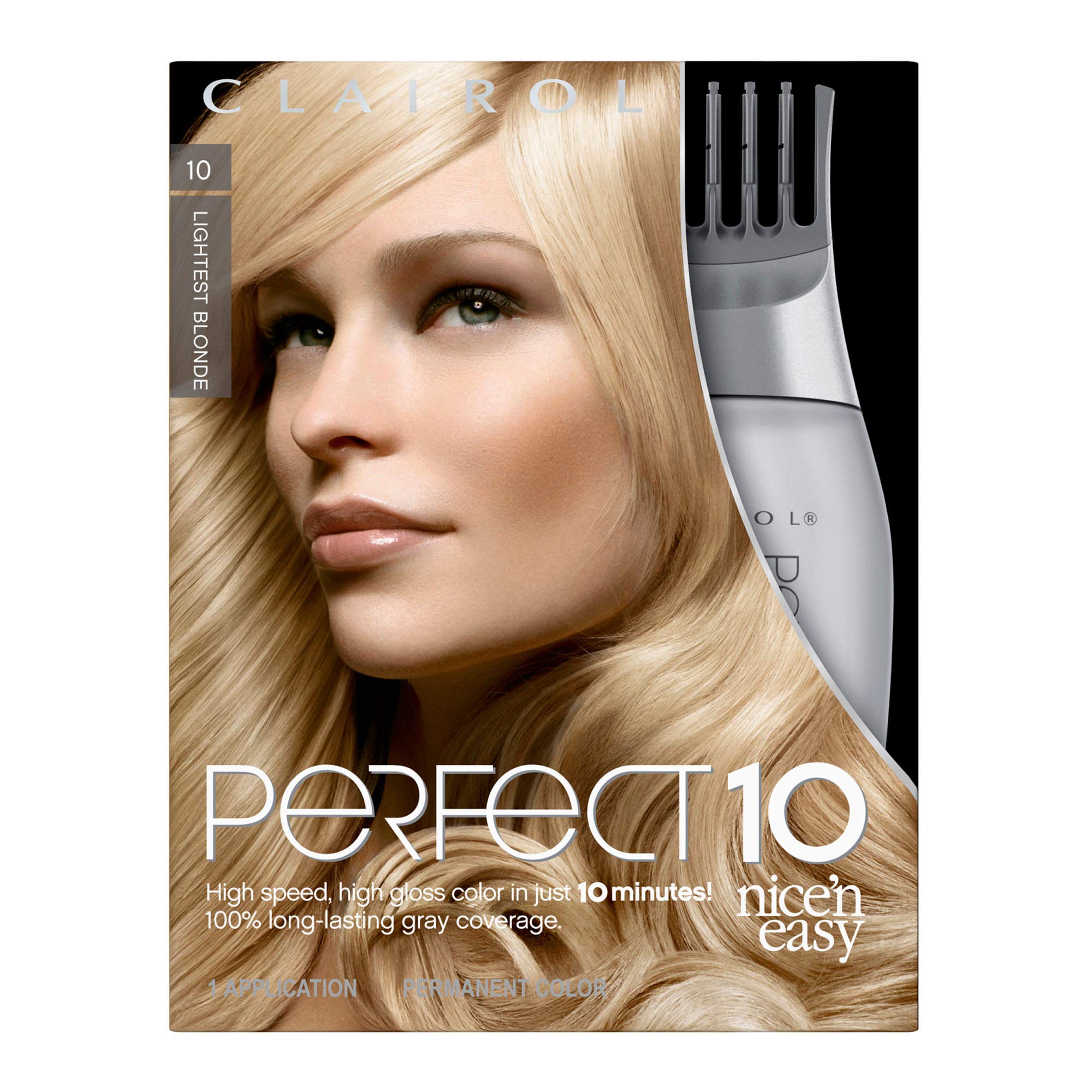 Tinte Para El Cabello Clairol Nice'n Easy Perfect 10 10 Rubio Más Claro - Venta Internacional.